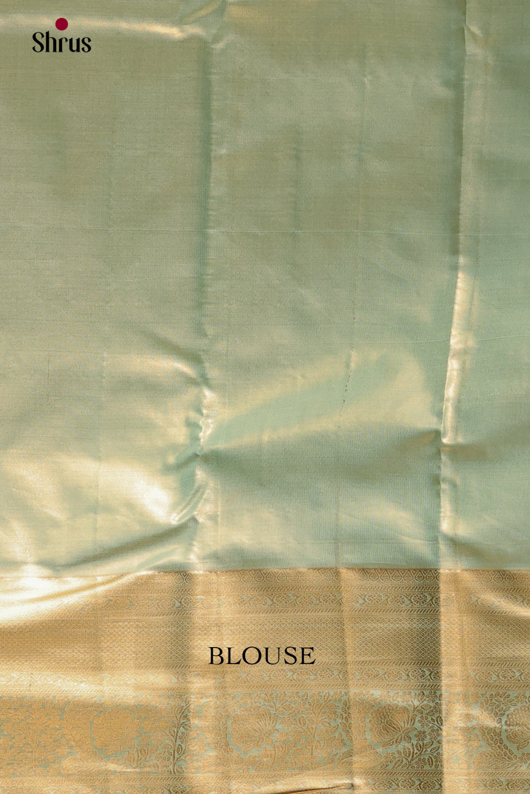 Pastel Green(Single Tone) - Kanchipuram-halfpure Saree
