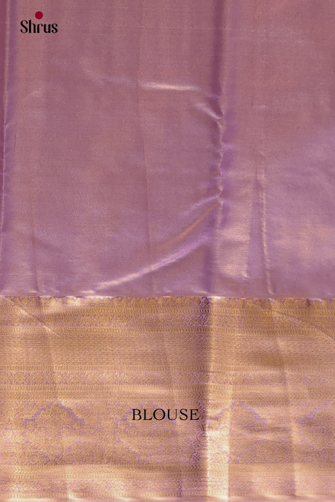 Lavender (Single Tone)- Kanchipuram-halfpure Saree - Shop on Shrus.com