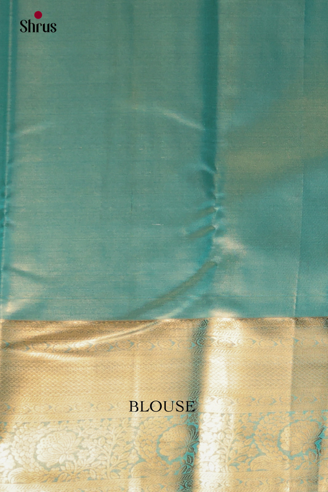 Pastel Blue(Single Tone) - Kanchipuram-halfpure Saree - Shop on Shrus.com