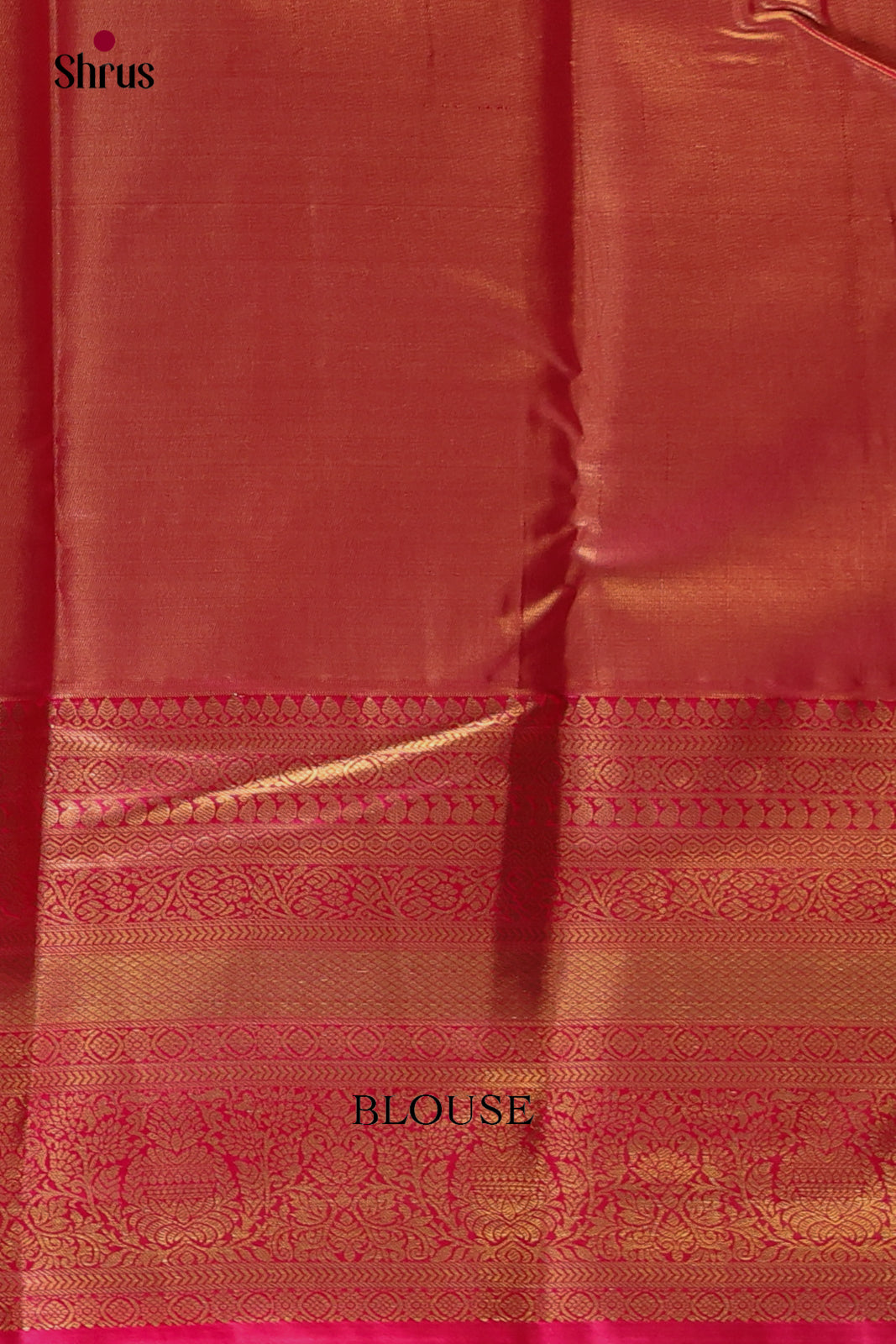 Blue & Red - Kanchipuram-halfpure Saree