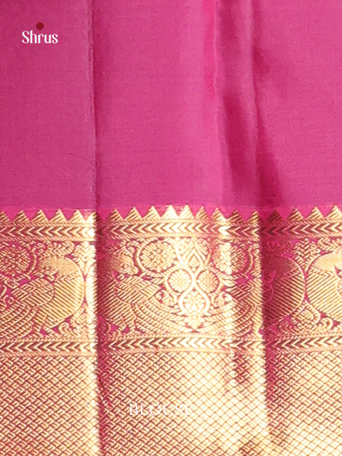 Elegant Maroon Kanjivaram Saree with zari woven floral nestling brocade -2