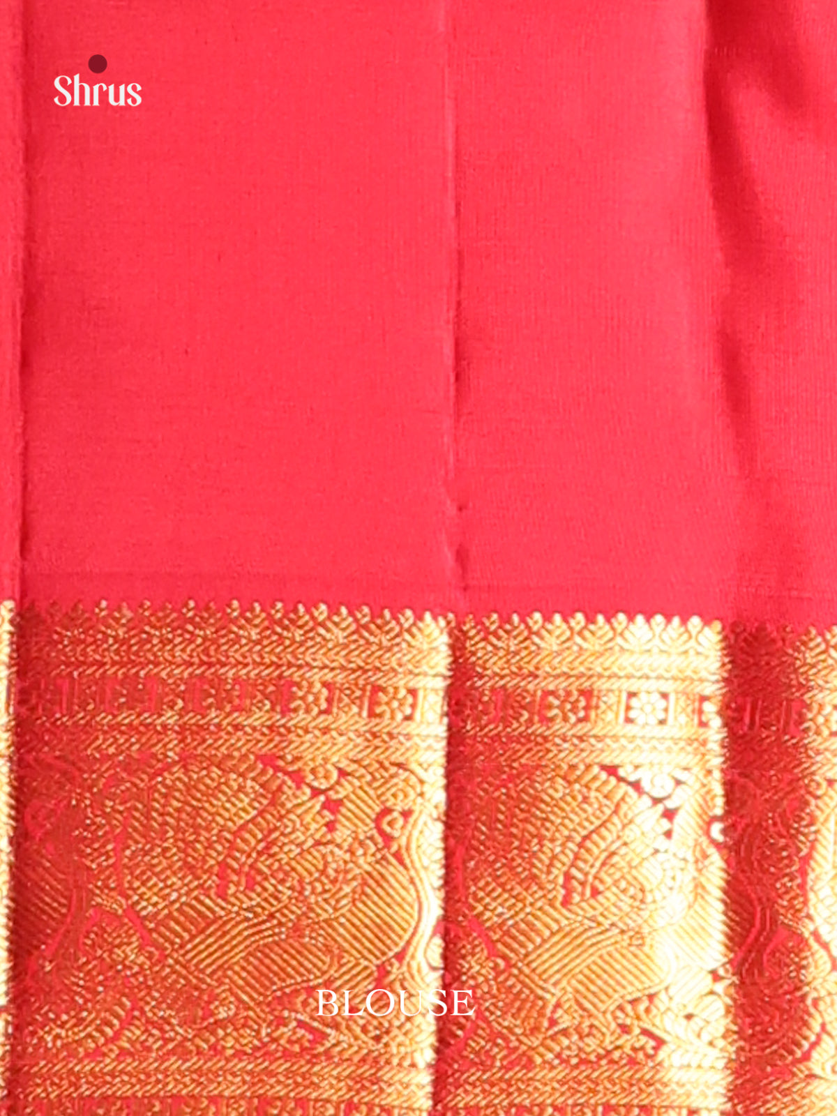 Beautiful Lavender Kanjivaram silk Saree with Zari Brocade & rich Red border -2
