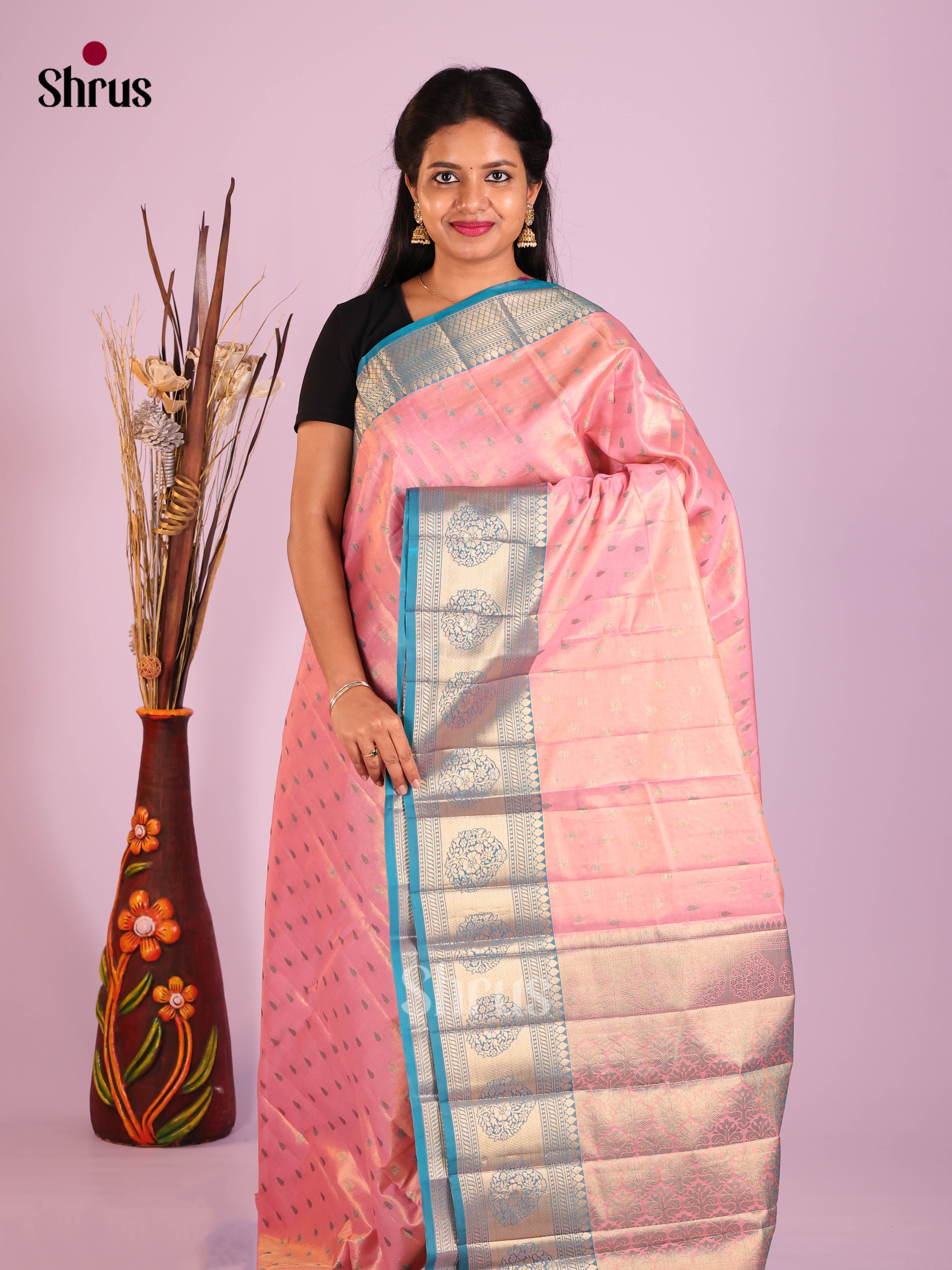 DHS23479 - Tissue Banarasi Saree