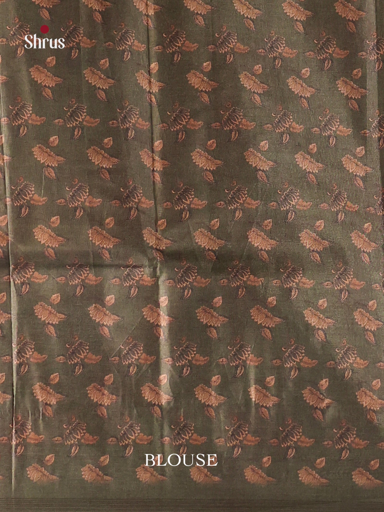 Chutney Green - Moonga Silk Saree