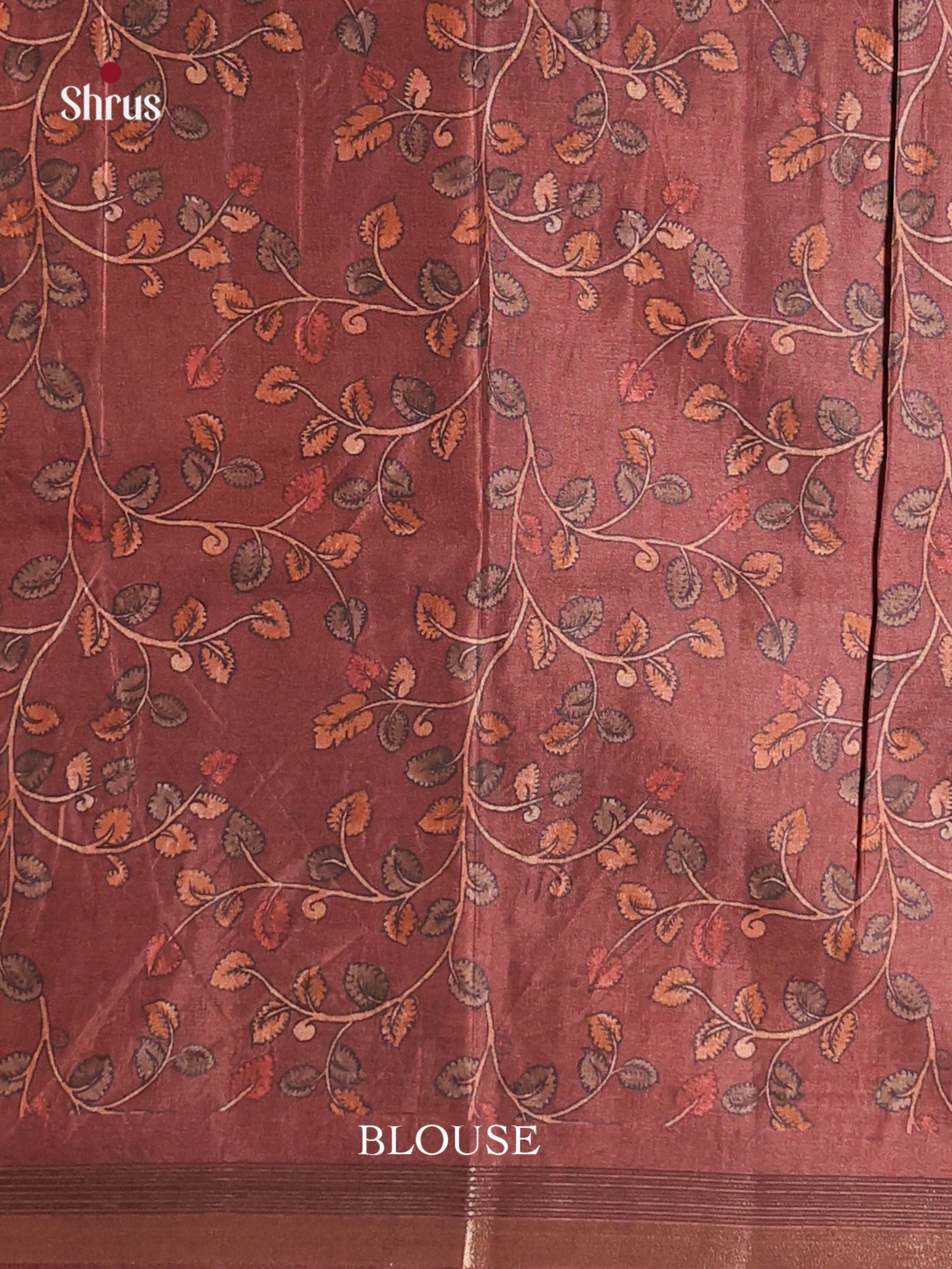 Light & Dark Brown- Moonga Silk Saree