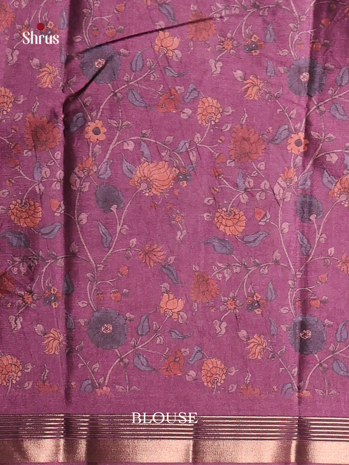 DHS23525 - Moonga Silk Saree - Shop on Shrus.com