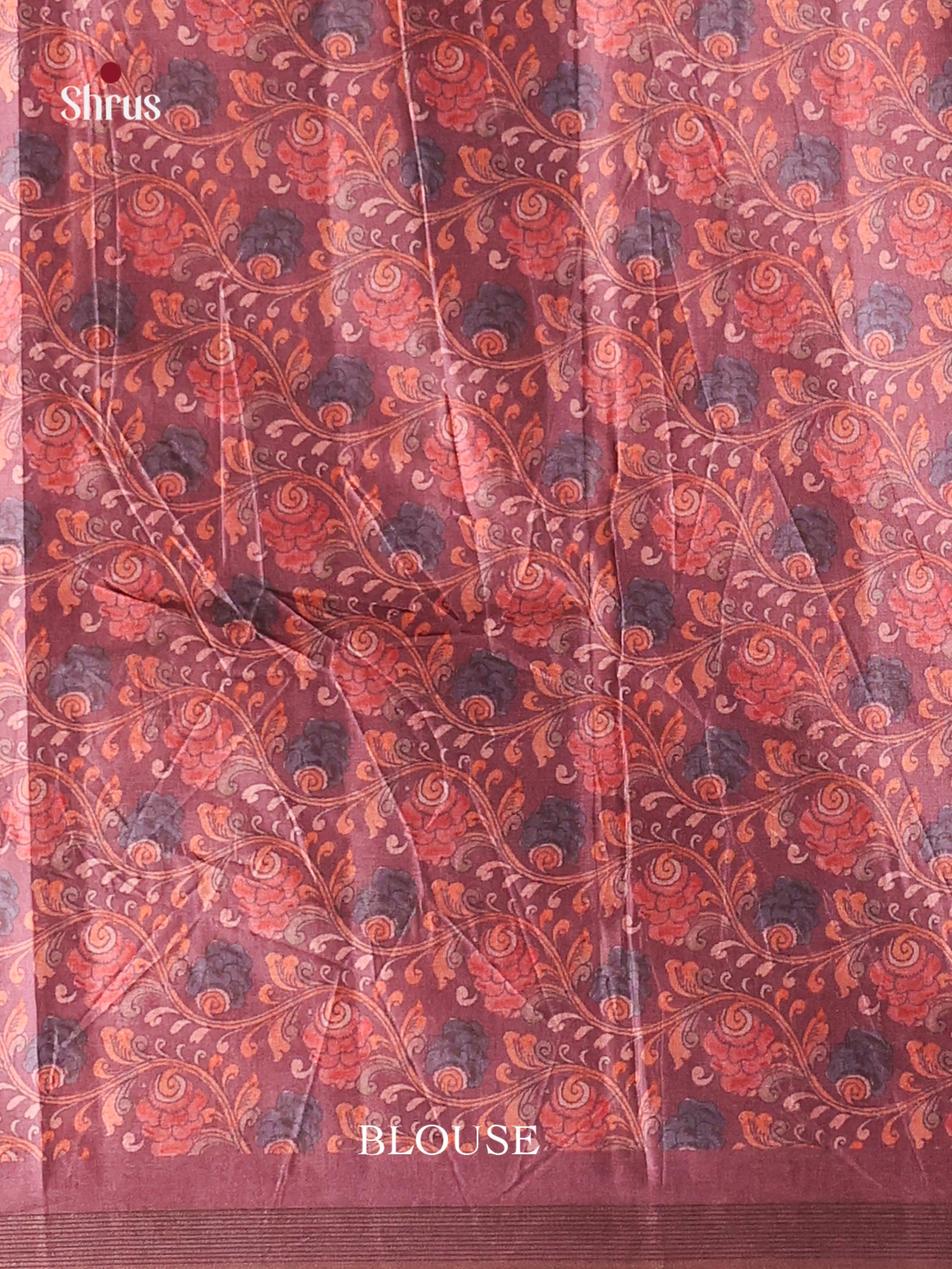 Onion Pink & Maroon- Moonga Silk Saree