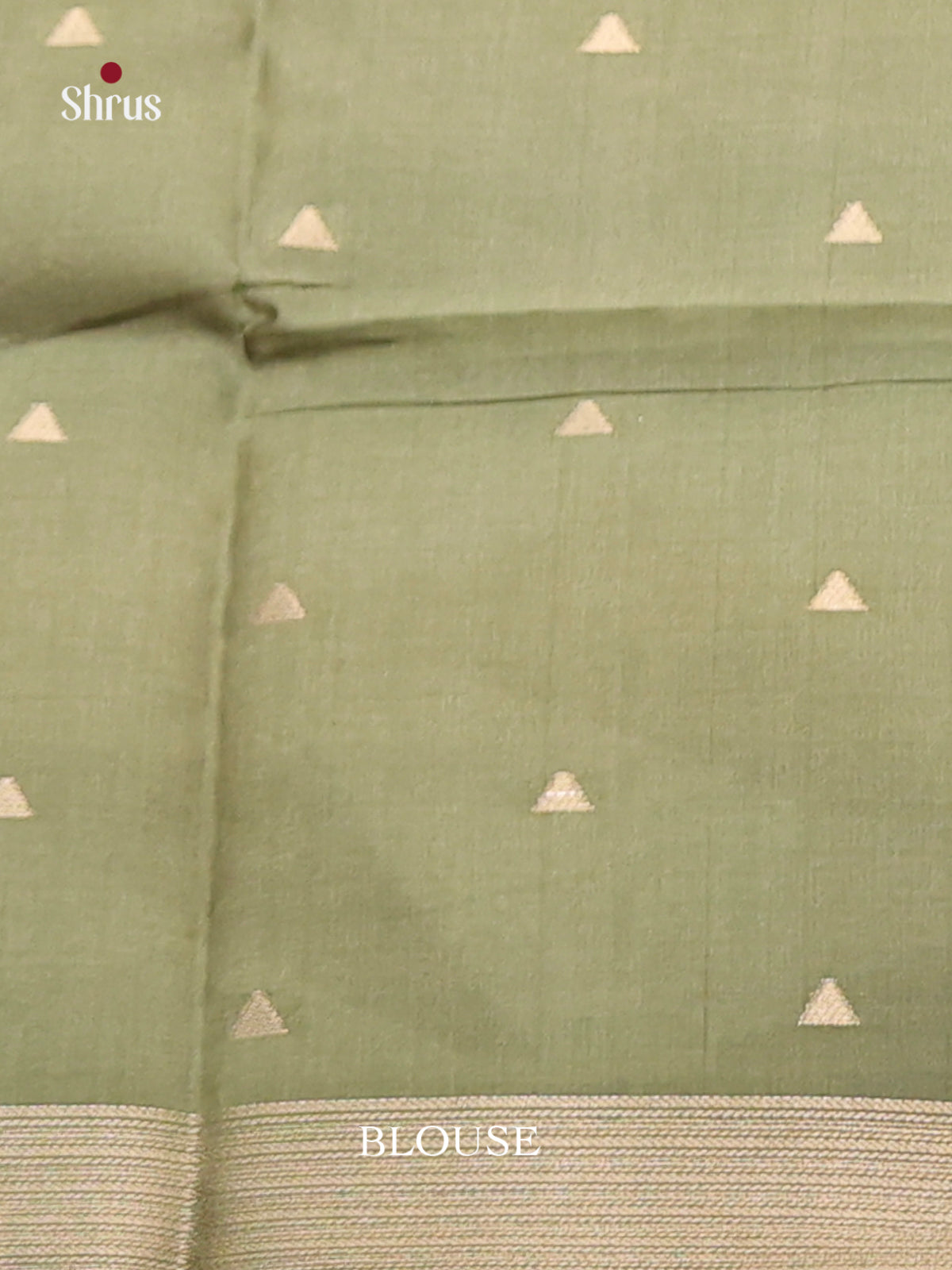 Brick & Green - Semi Tussar Saree