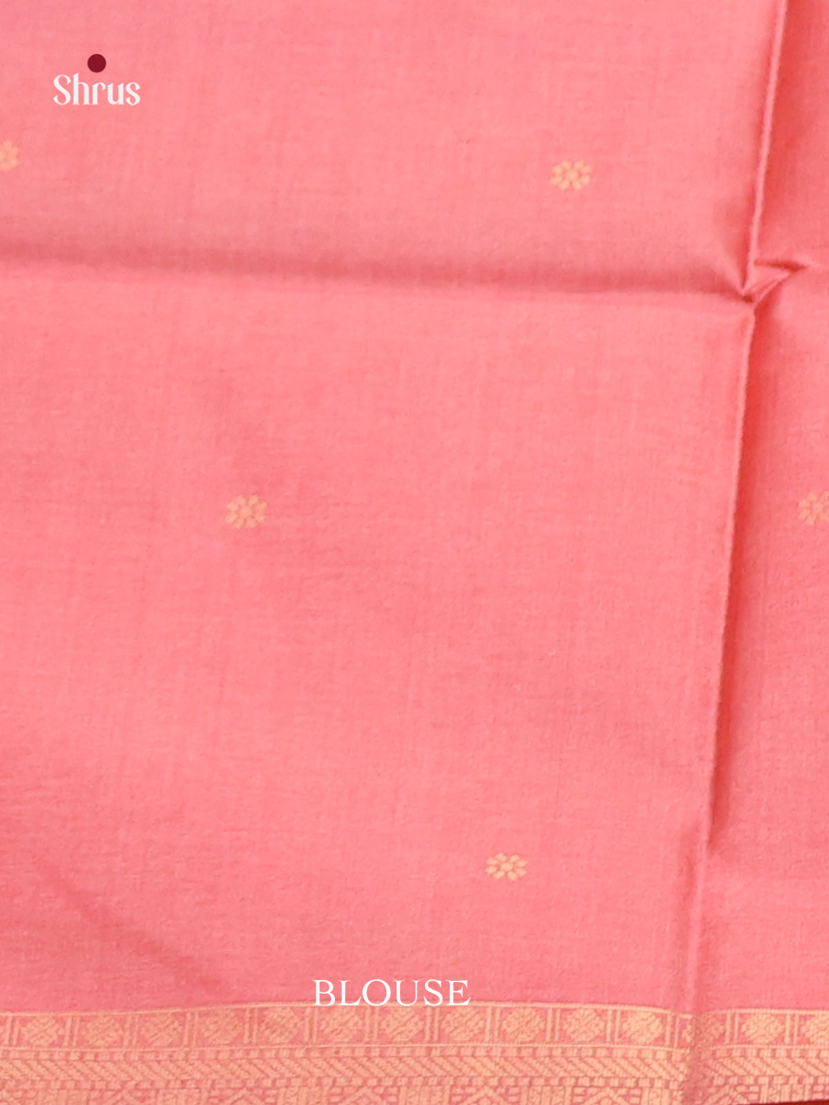 Pastel Green & Orangish Pink - Semi Tussar Saree