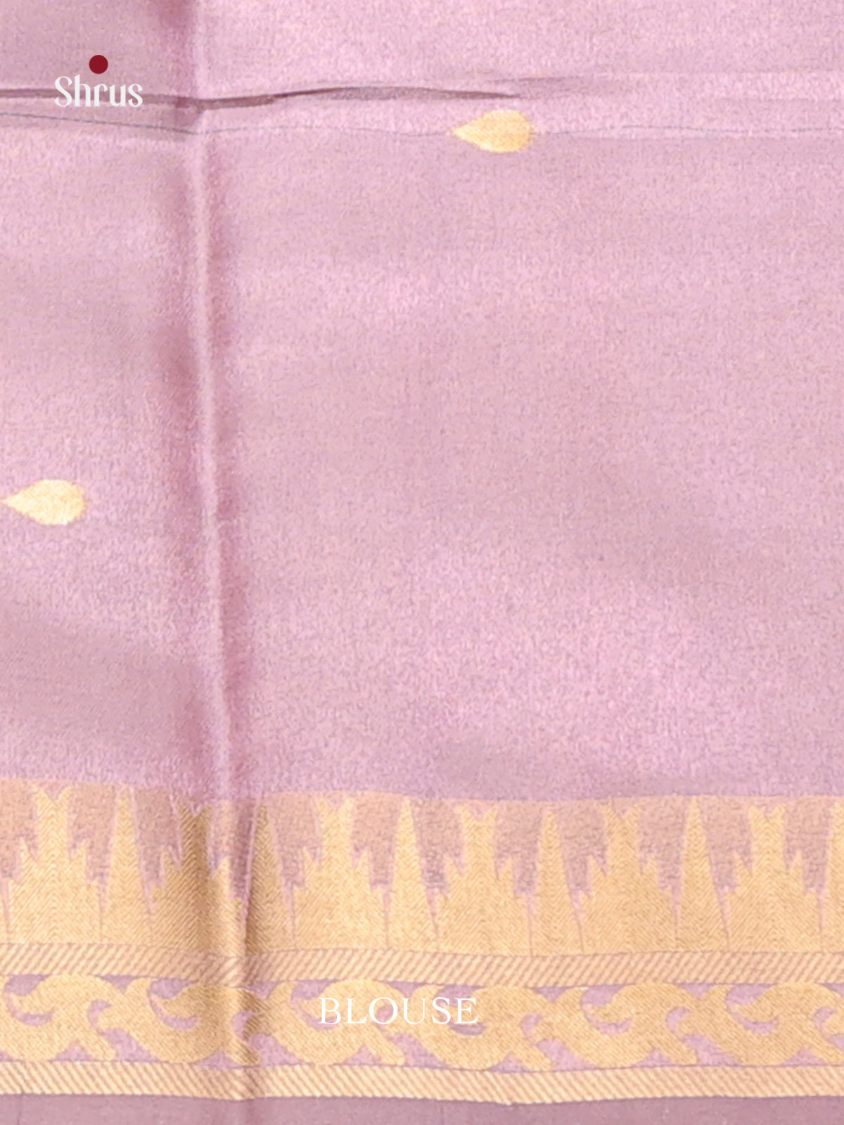 Red & Lavender - Semi Tussar Saree