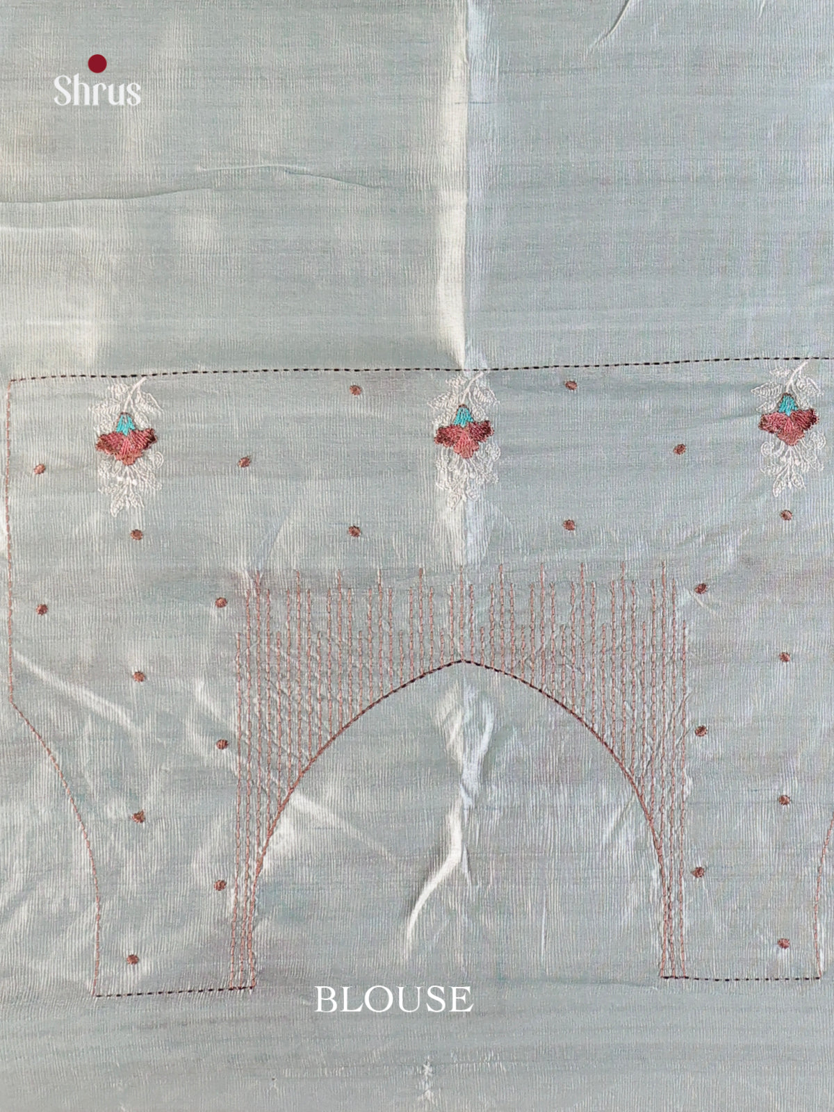 DHS23558 - Semi Rawsilk Saree