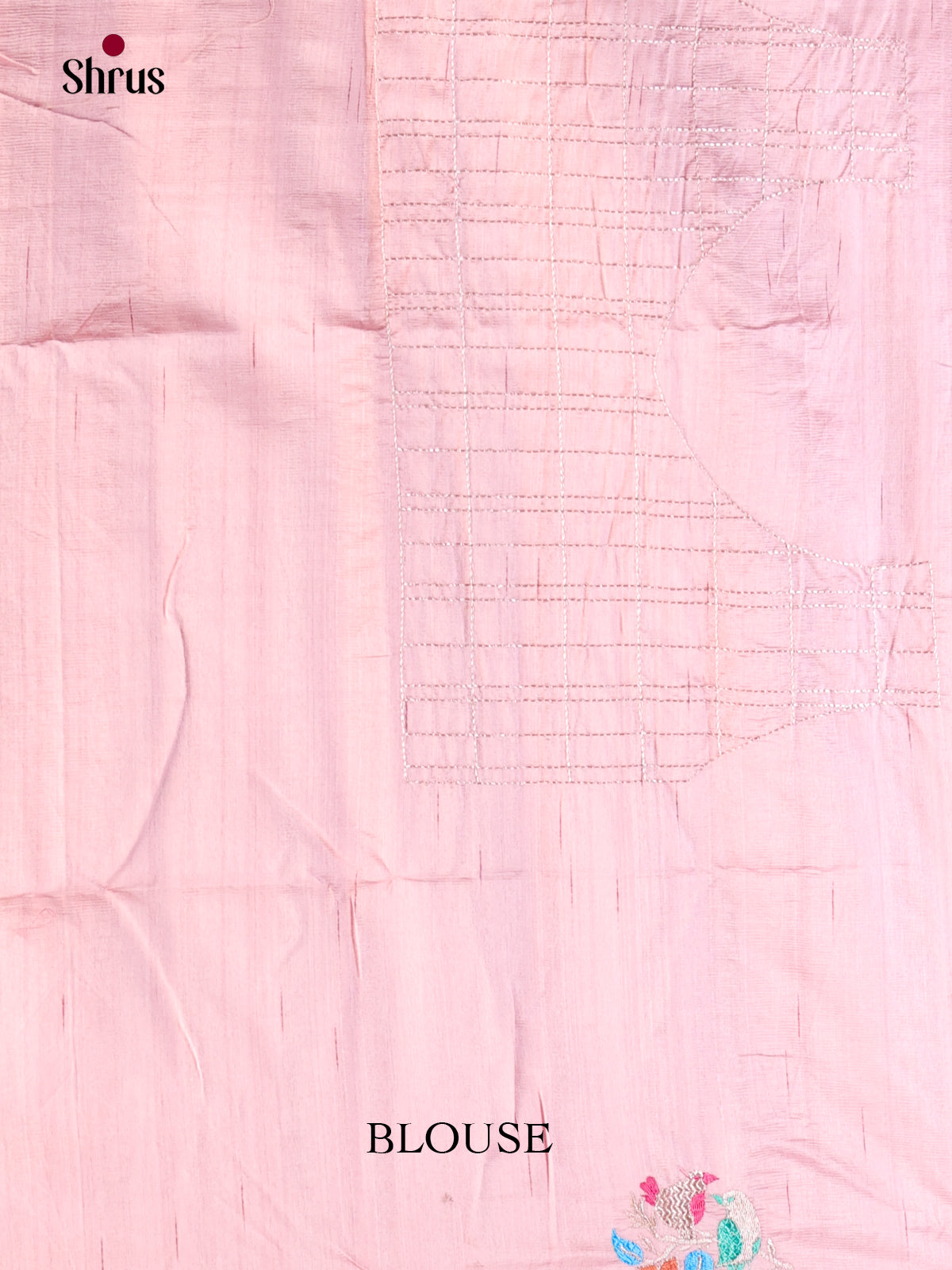 Mild Lavender- Semi Rawsilk Saree - Shop on Shrus.com