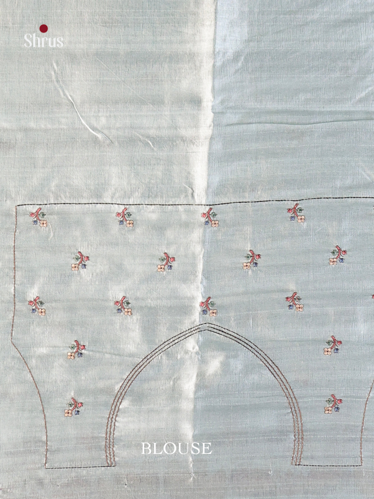 DHS23584 - Semi Rawsilk Saree - Shop on Shrus.com