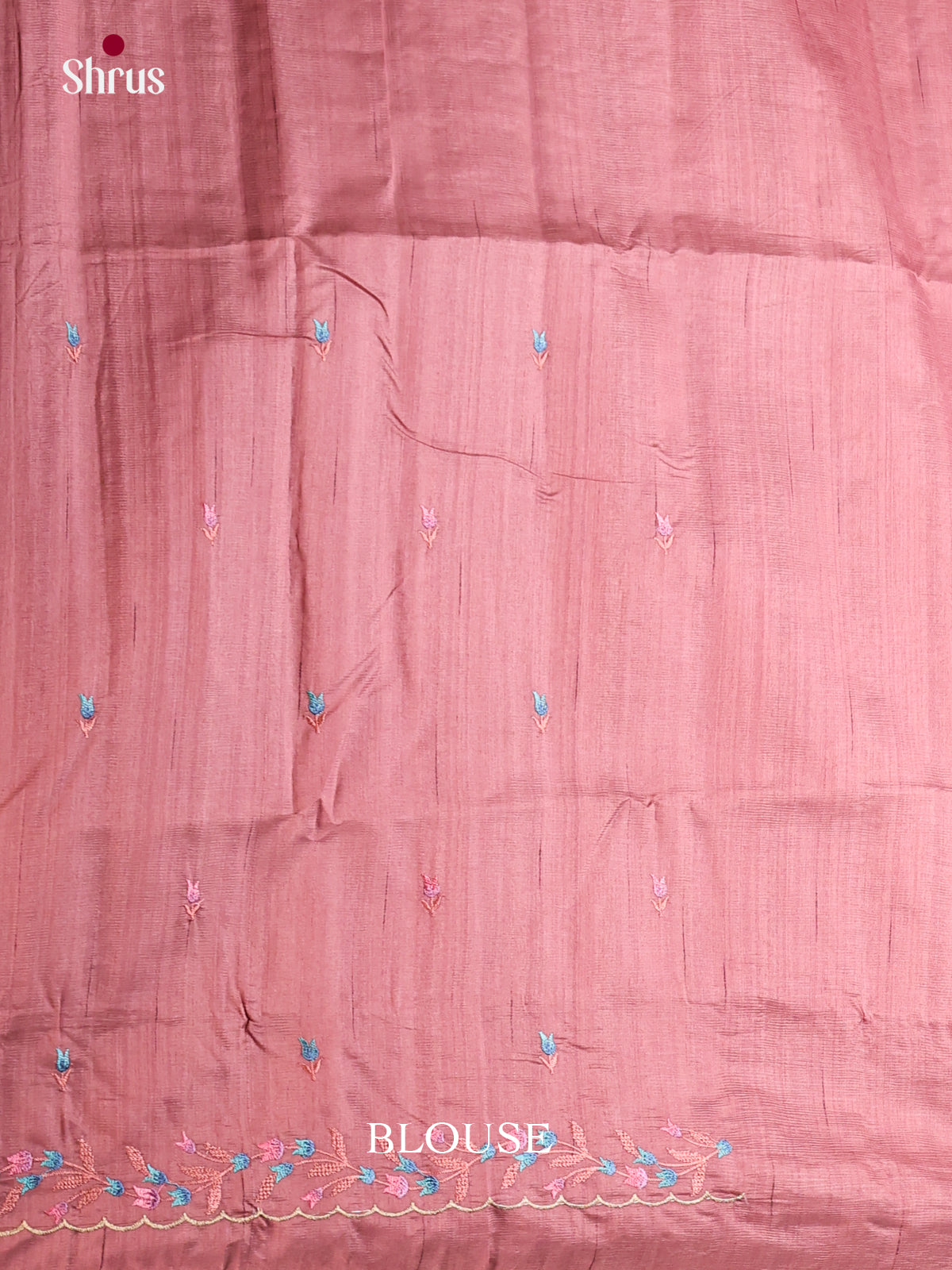 Onion Peel - Semi Rawsilk Saree - Shop on Shrus.com