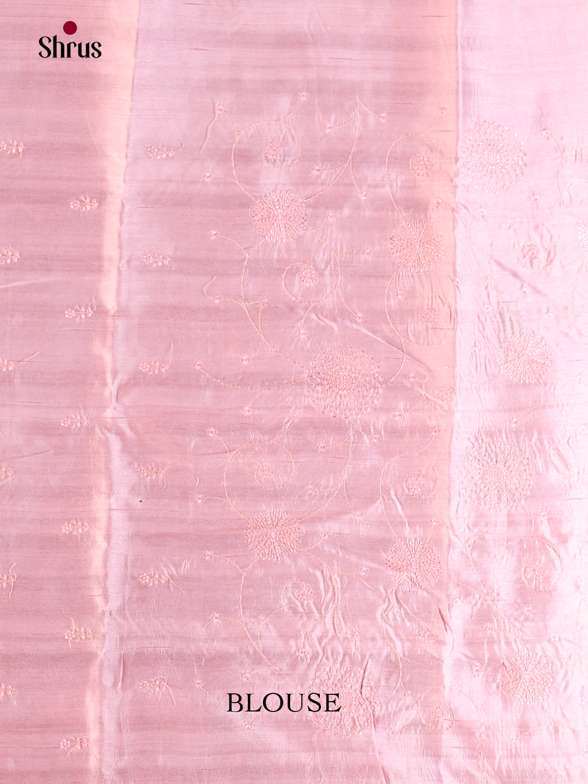 Mild Lavender- Semi Rawsilk Saree - Shop on Shrus.com