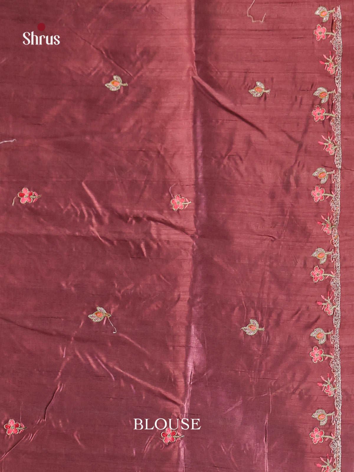 Onion Peel - Semi Rawsilk Saree - Shop on Shrus.com