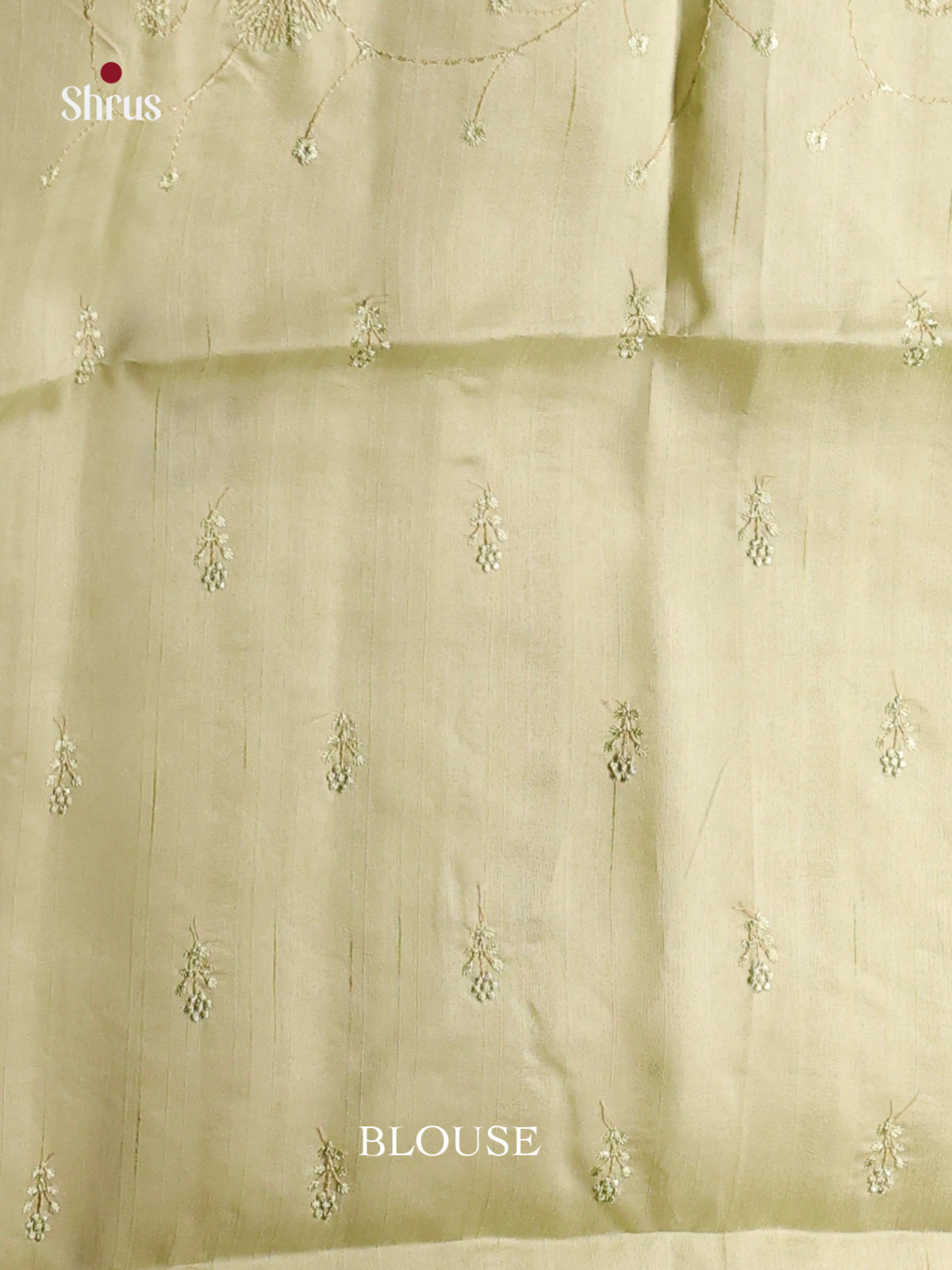 Pista Green - Semi Rawsilk Saree - Shop on Shrus.com