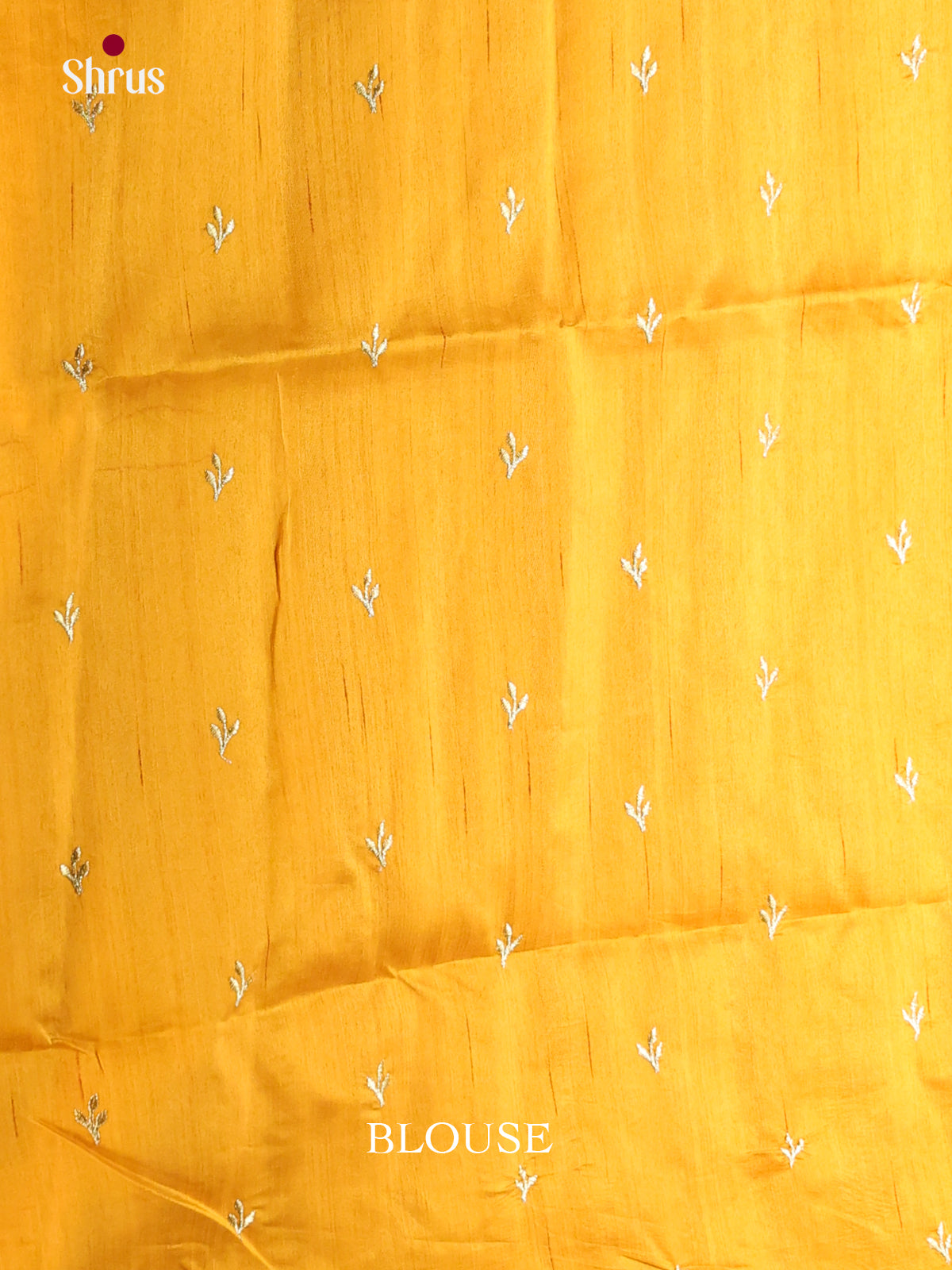 Mustard - Semi Rawsilk Saree - Shop on Shrus.com