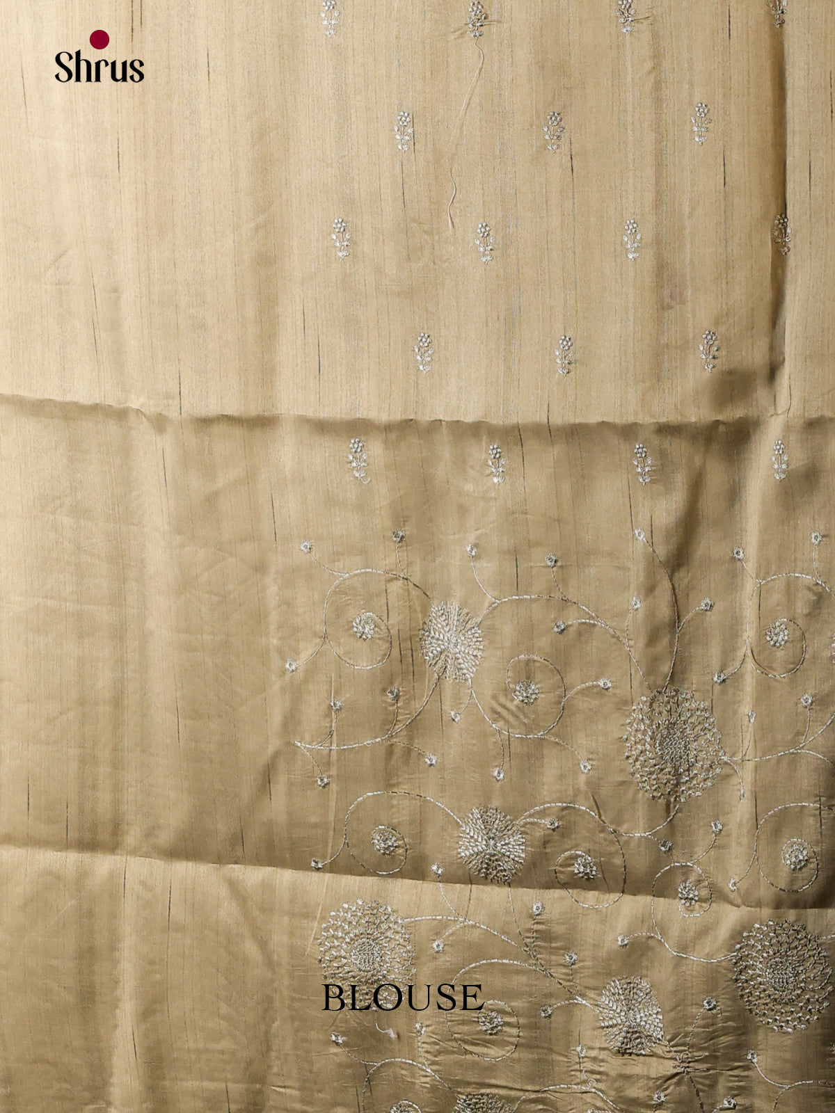 Chutney Green - Semi Rawsilk Saree