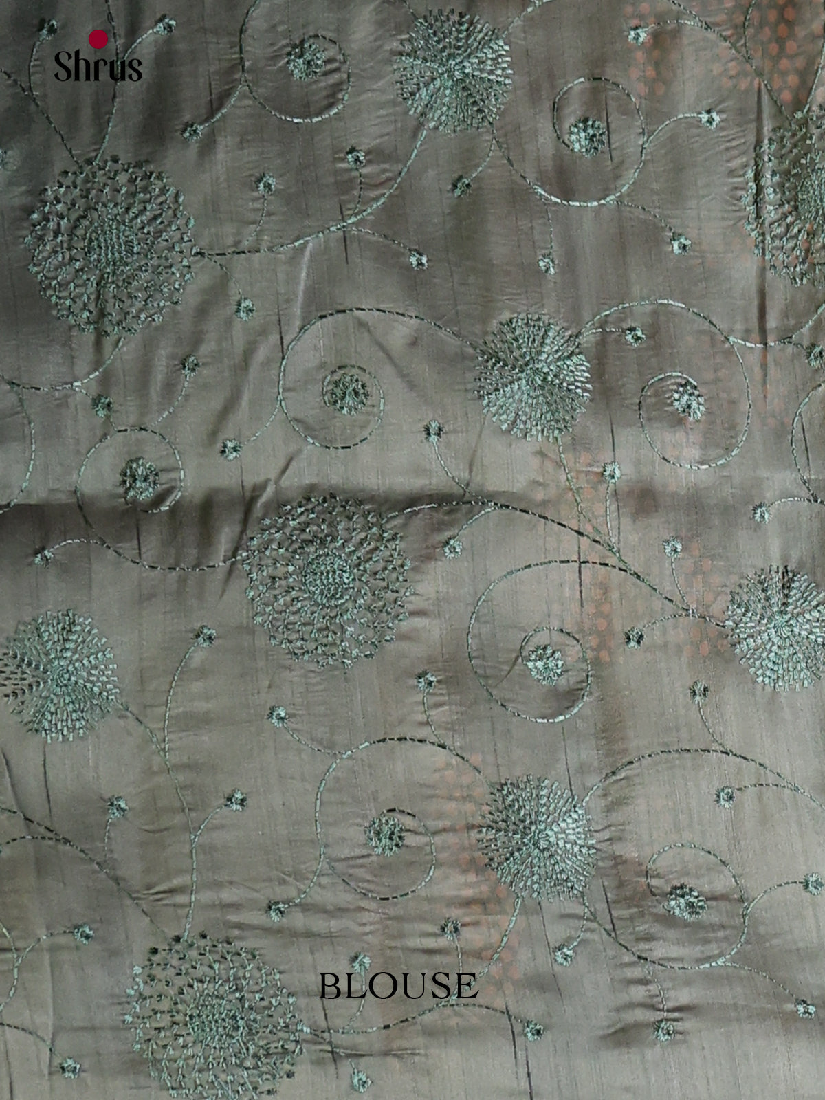 Green - Semi Rawsilk Saree - Shop on Shrus.com