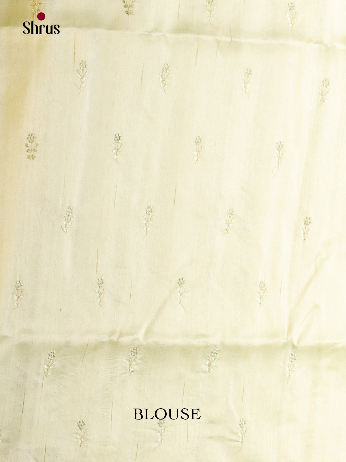 Pastel Green - Semi Rawsilk Saree - Shop on Shrus.com