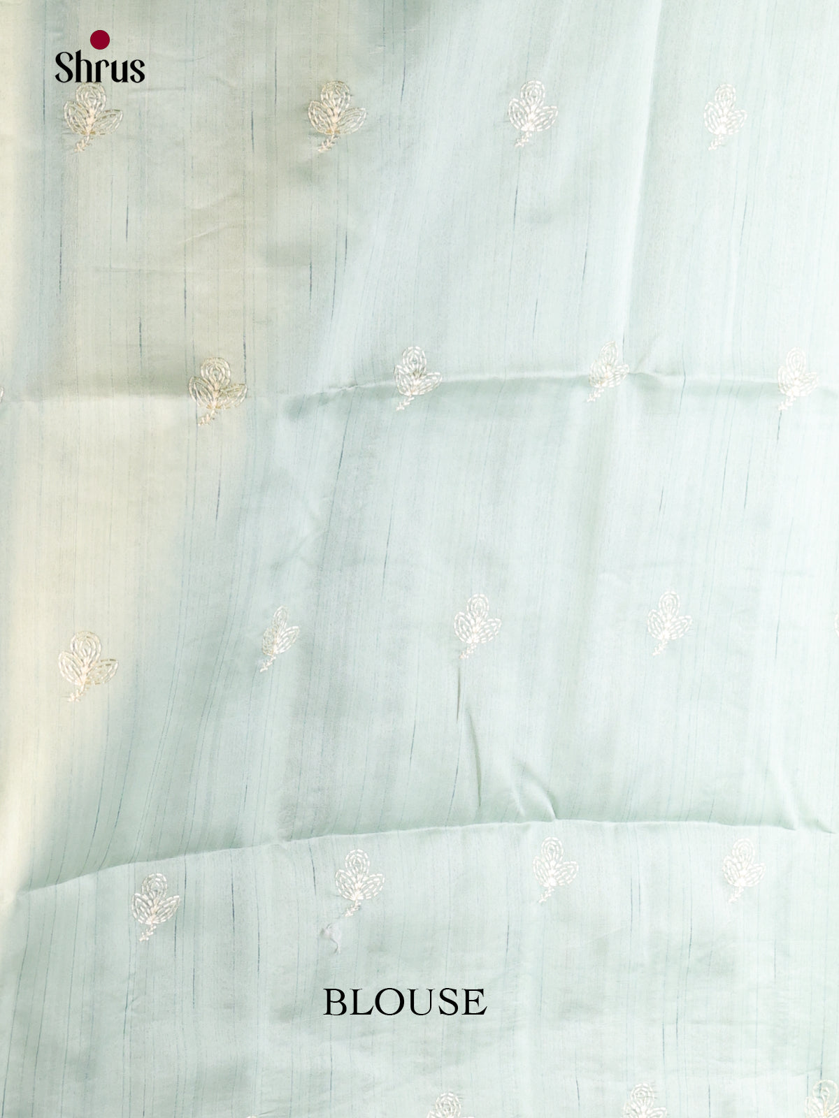 Pastel Green - Semi Rawsilk Saree - Shop on Shrus.com