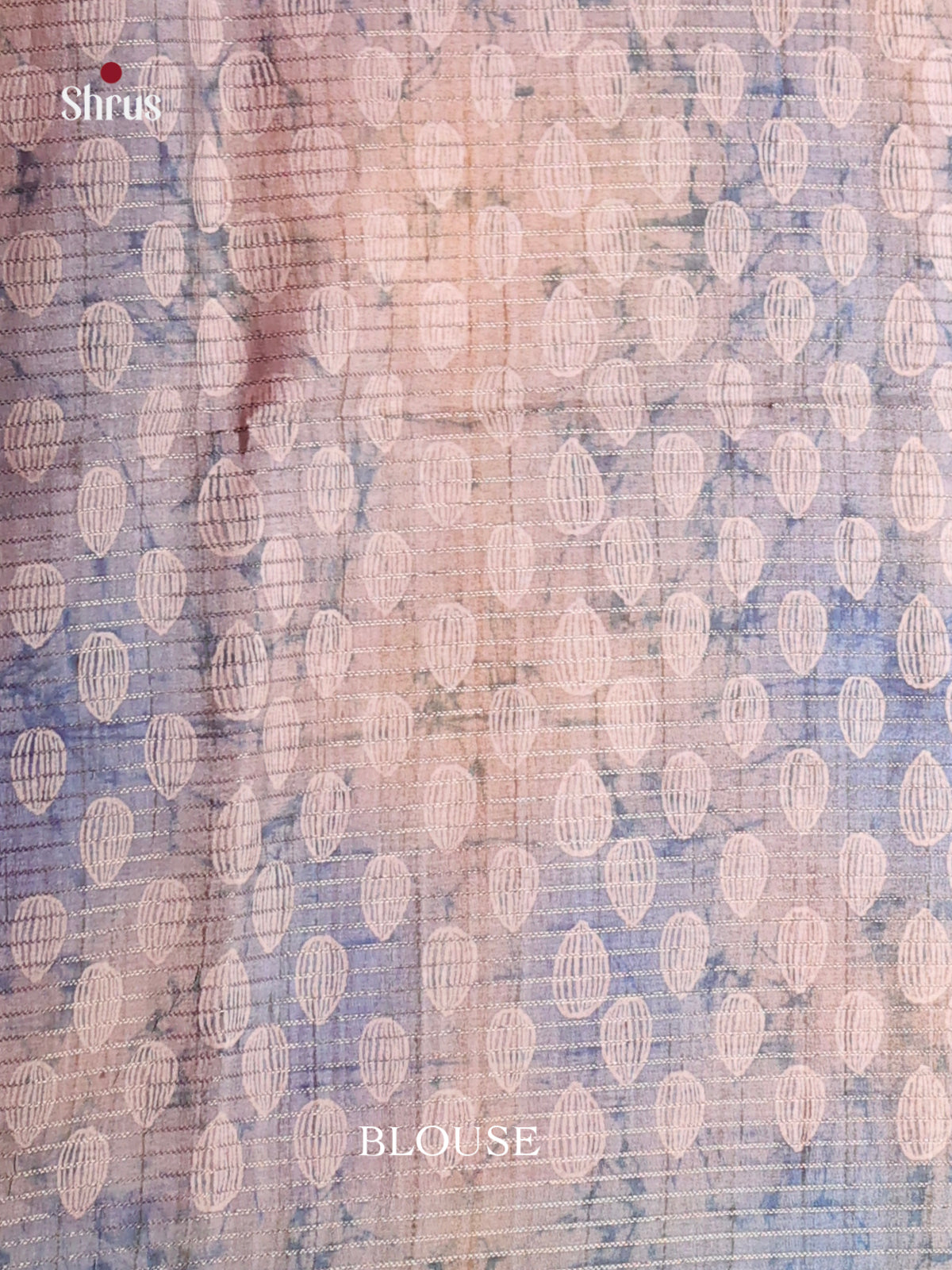 Purple & Grey - Semi Tussar Saree