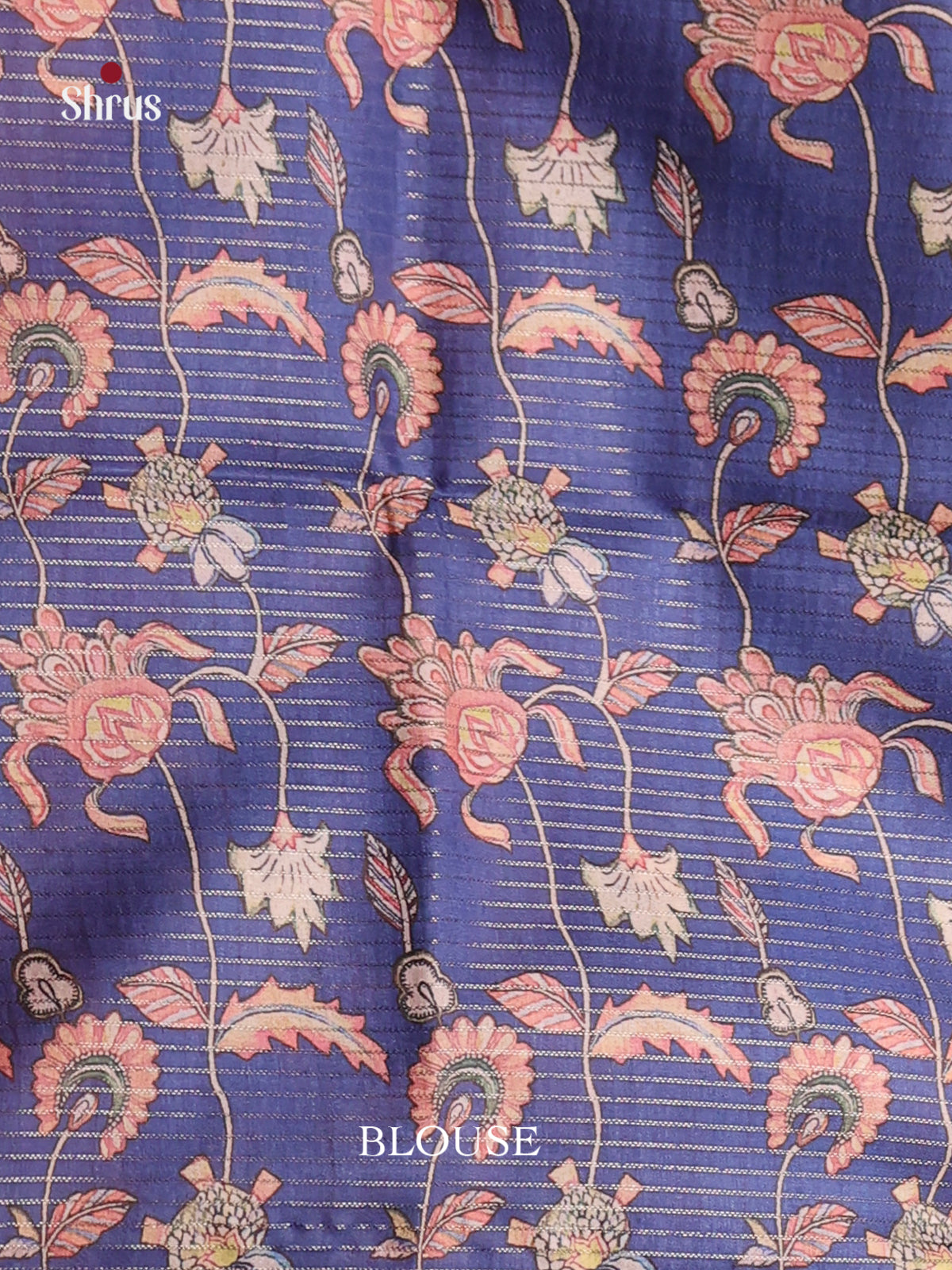 Blue- Semi Tussar Saree