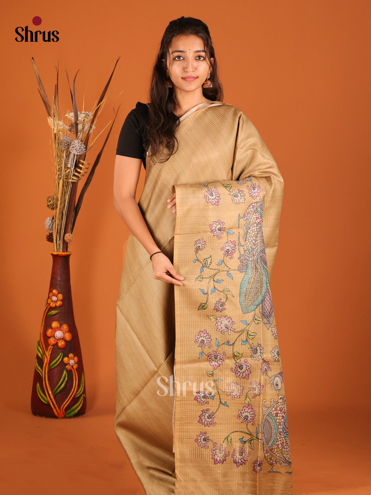 Chikkoo - Semi Tussar Saree