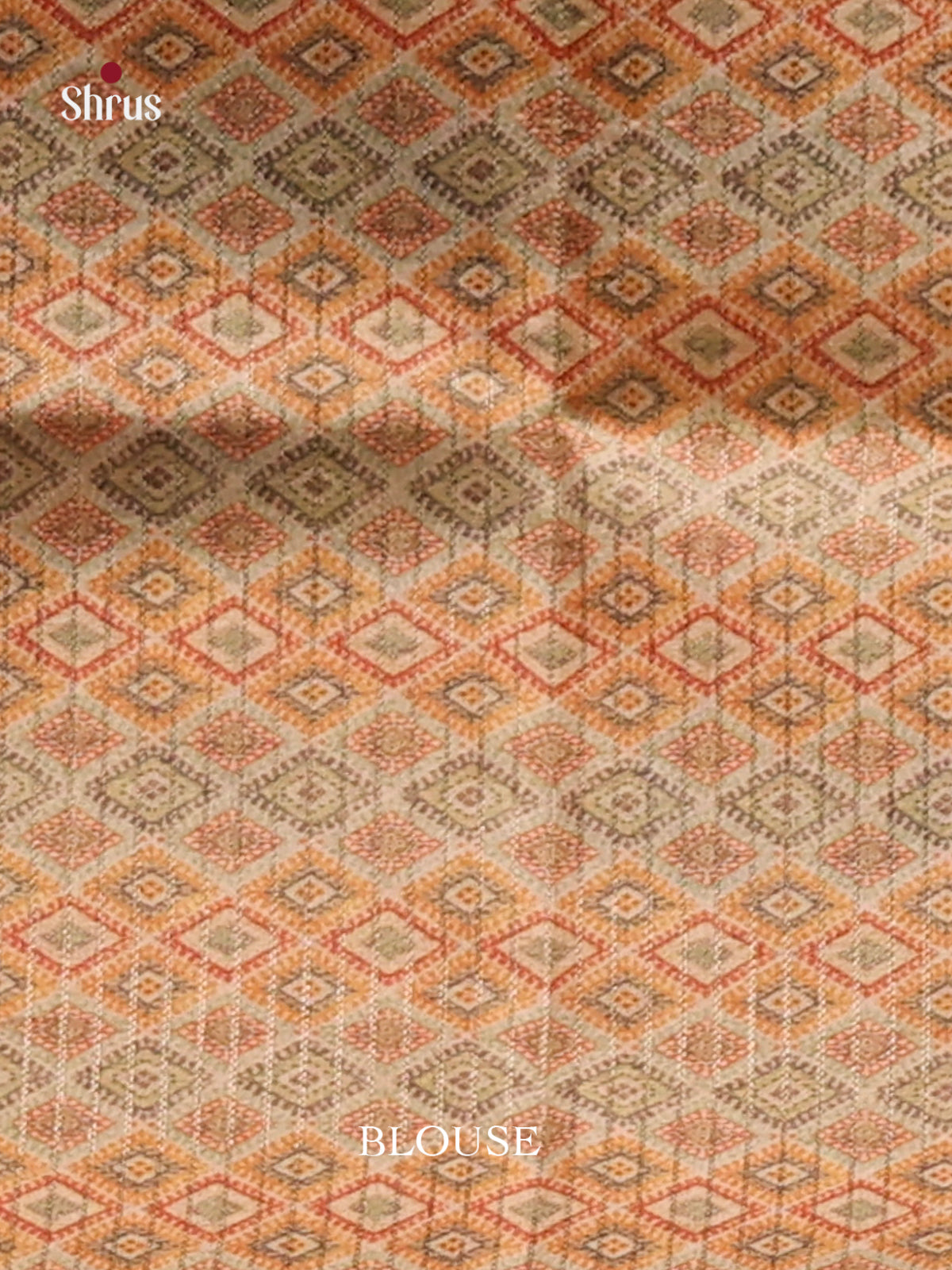 Grey & Beige - Semi Tussar Saree