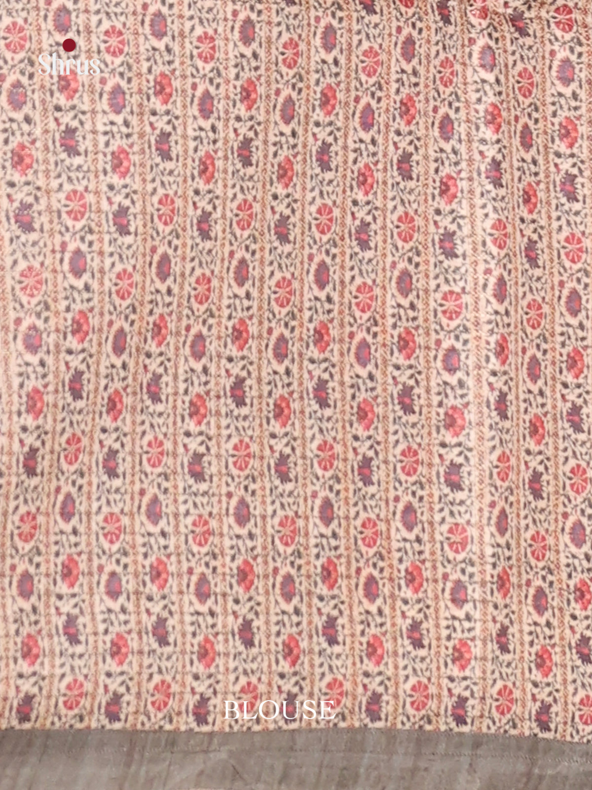 Grey & Cream - Semi Tussar Saree