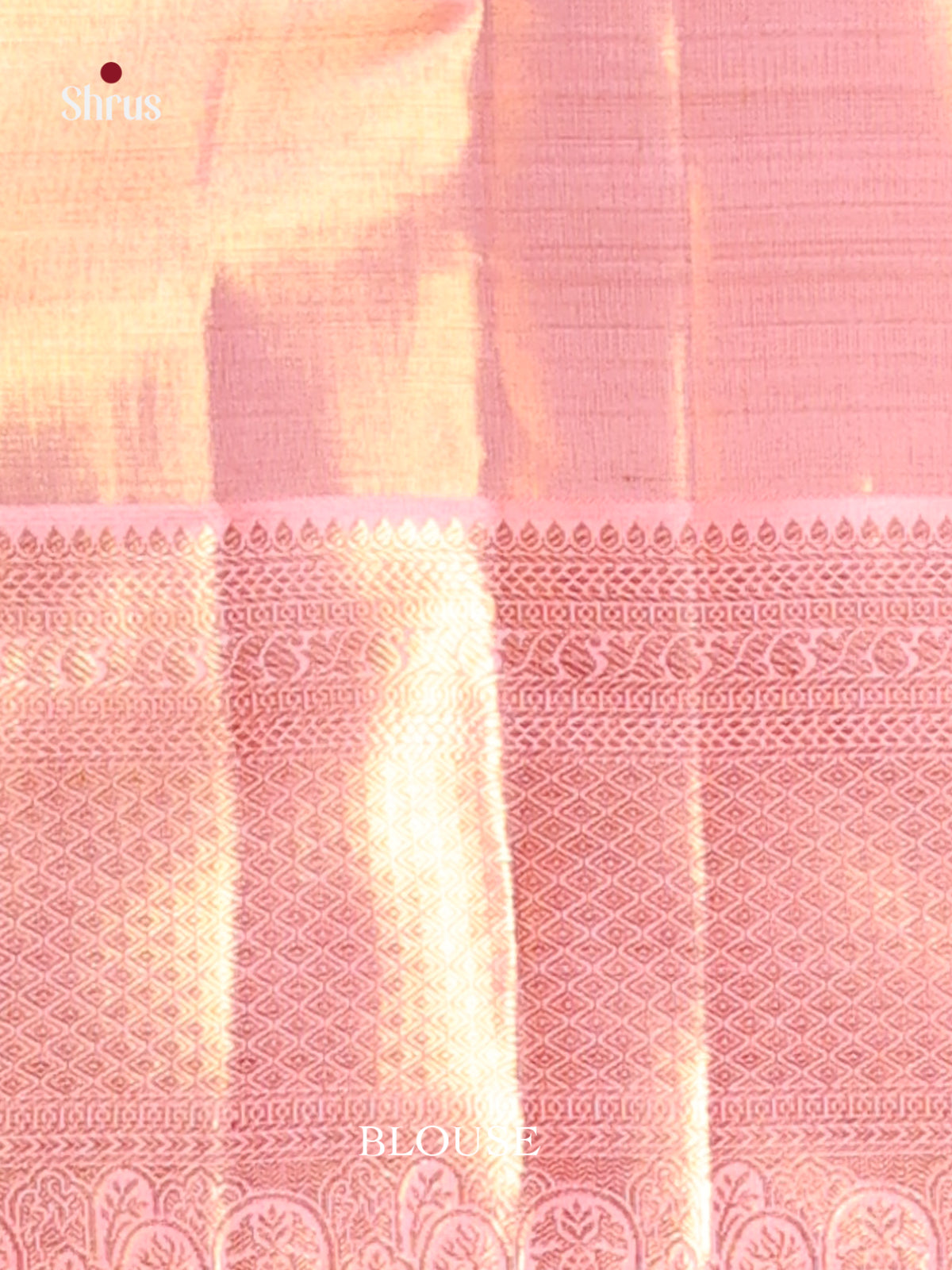 Pretty Lavender Kanjivaram Saree with zari floral nestling brocade -2