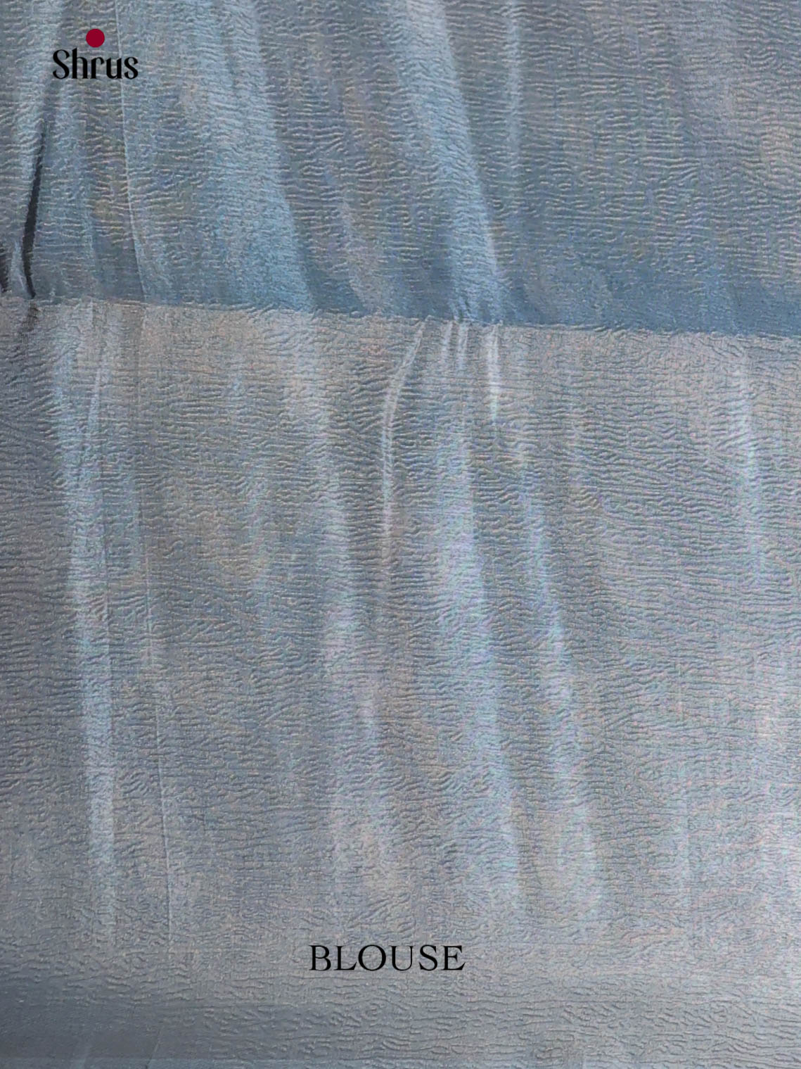 Blue - Bamboo silk Saree