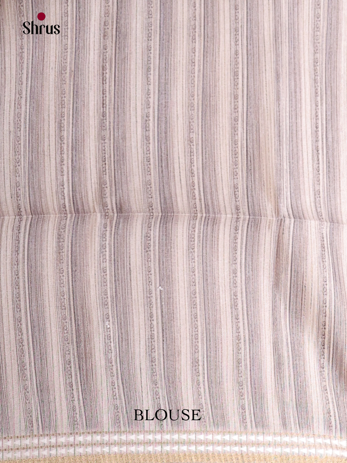 Cream - Semi matka Saree