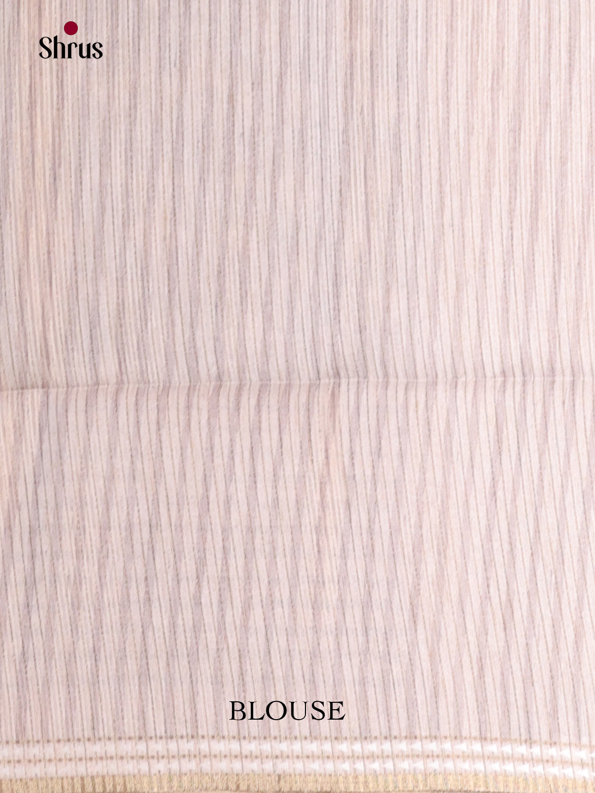 Cream & Green - Semi matka Saree