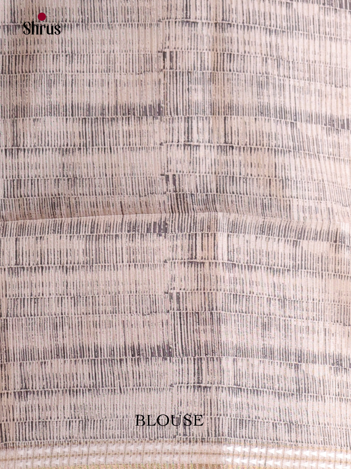 Cream & Purple - Semi matka Saree - Shop on Shrus.com