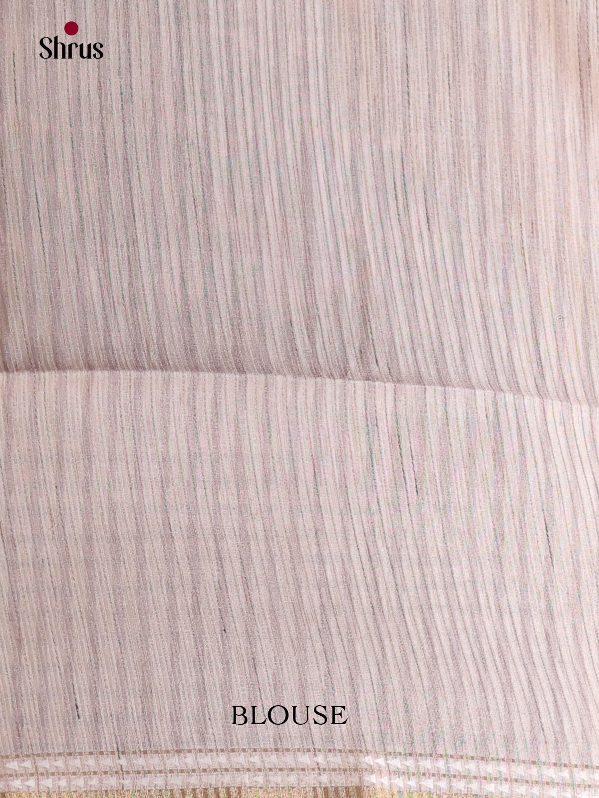 Cream & Purple - Semi matka Saree