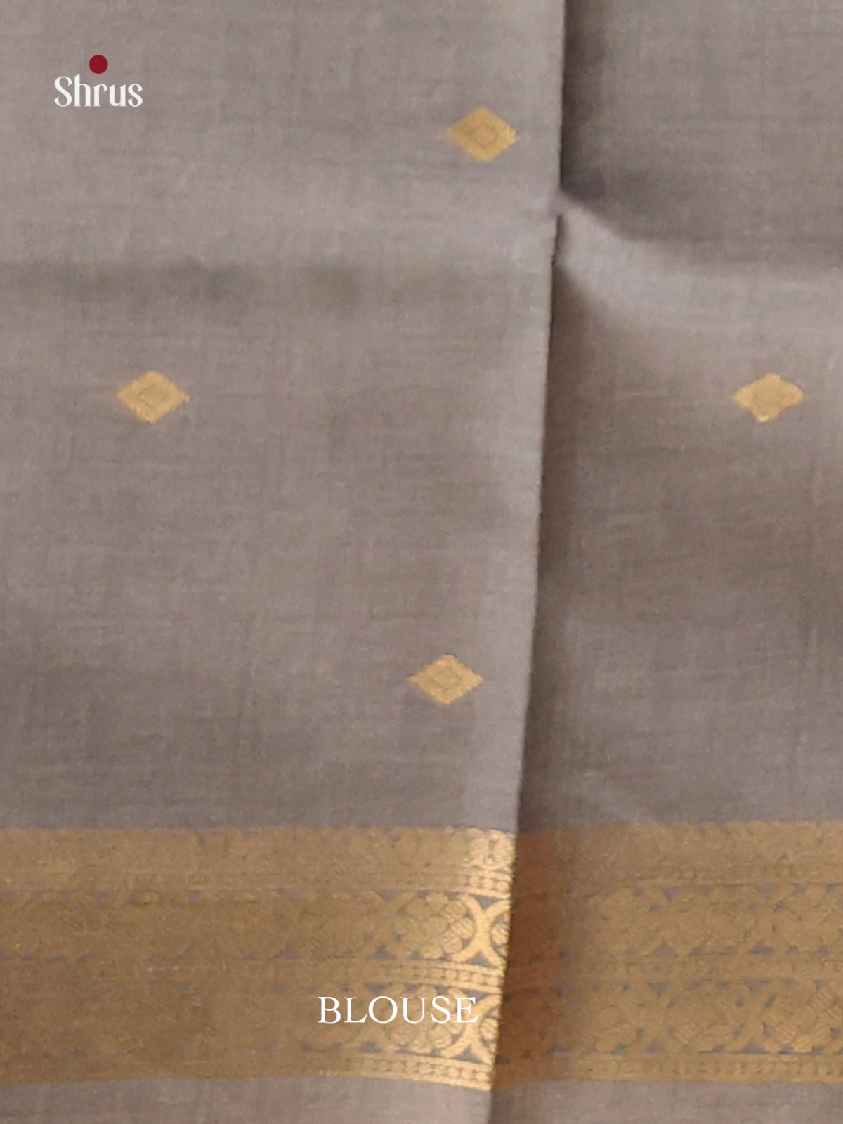 Grey - Semi Tussar Saree