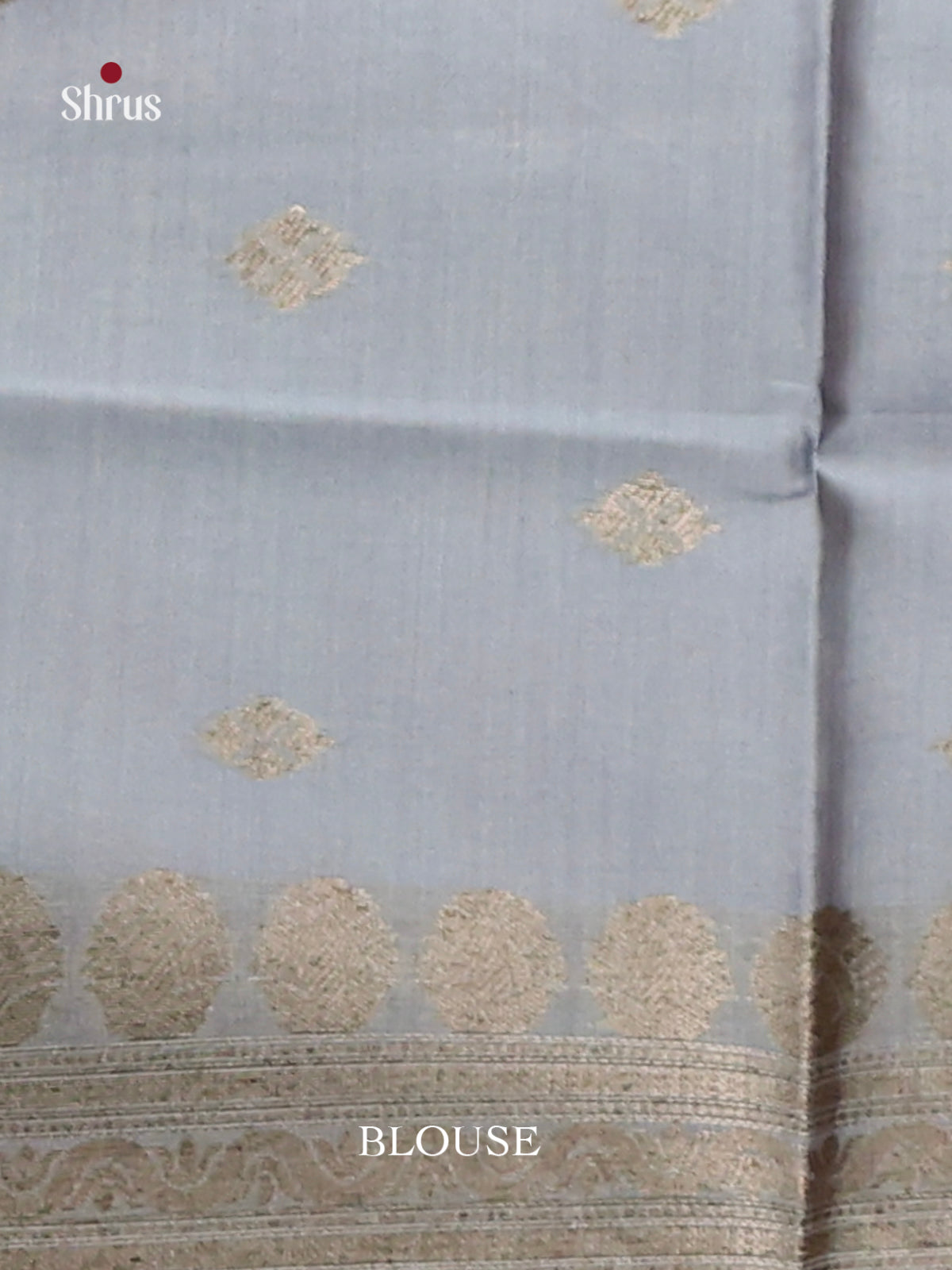 Grey - Semi Tussar Saree