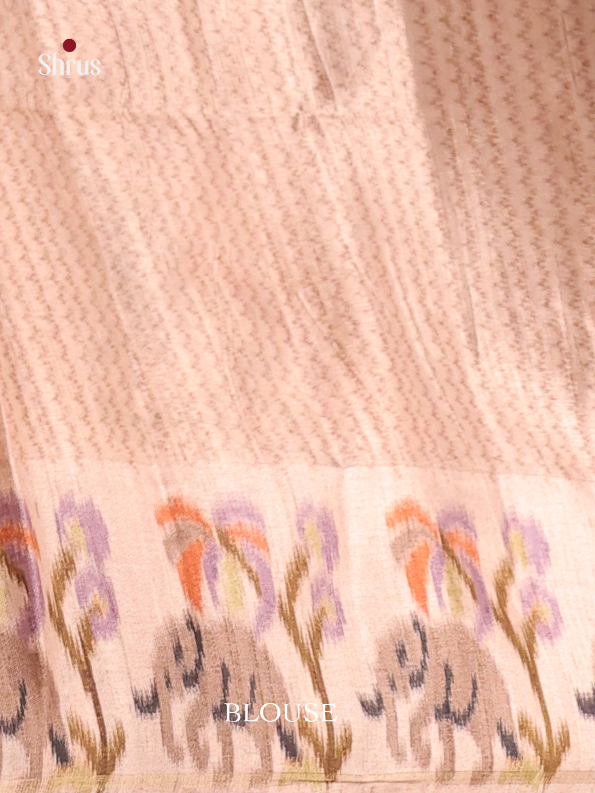 grey & Cream- Moonga Silk Saree