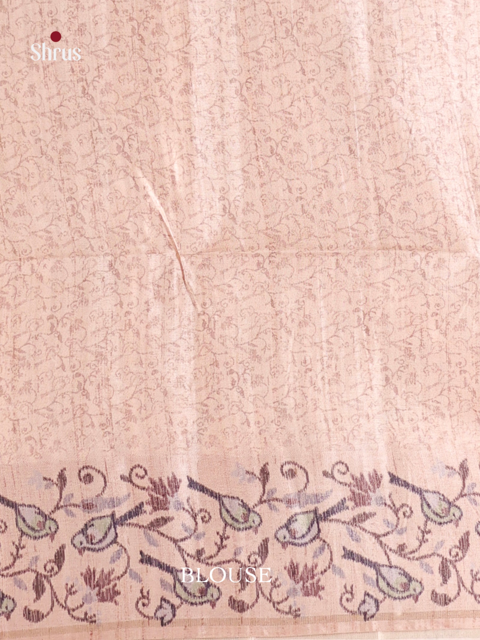 Grey & Cream- Moonga Silk Saree