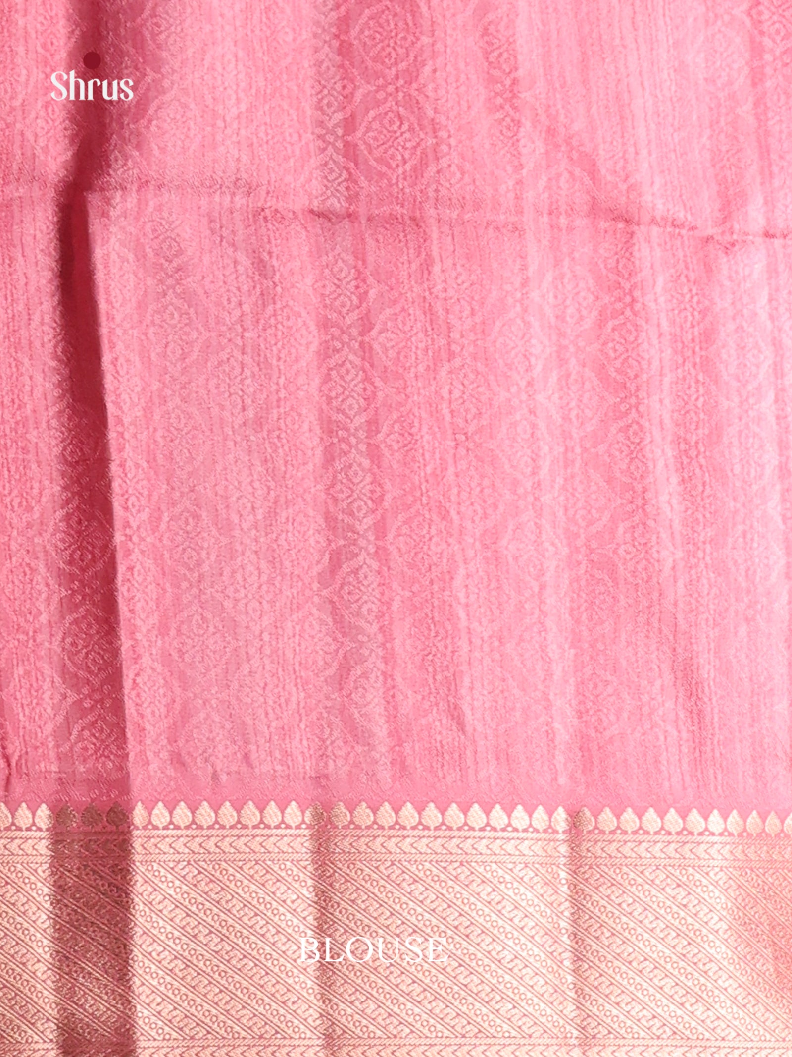 DHS25434 - Printed Semi Tussar Saree