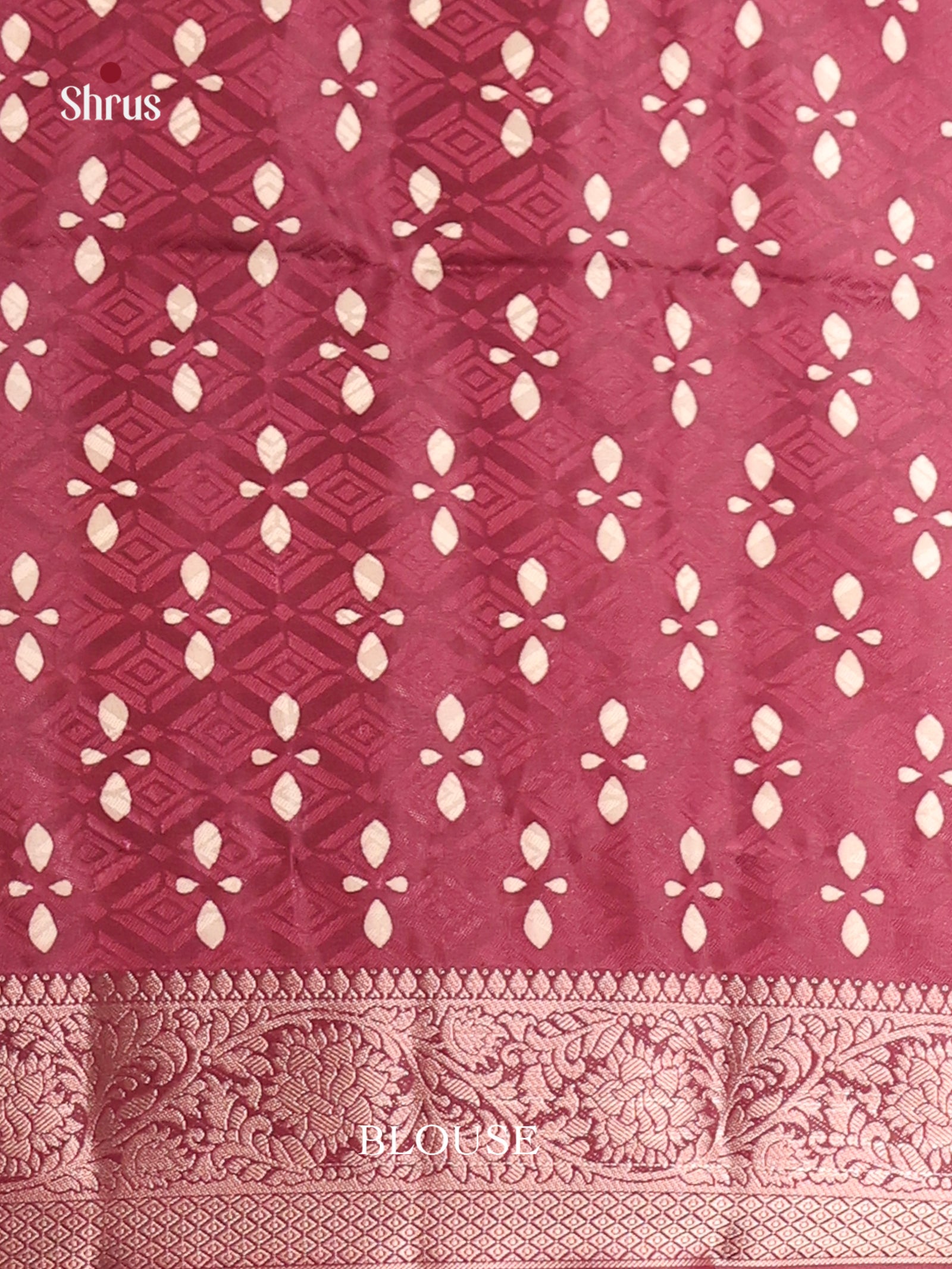 DHS25454 - Printed Semi Tussar Saree