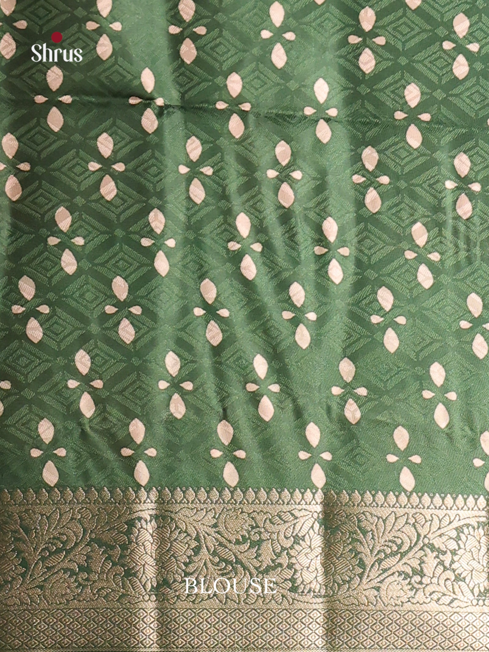 DHS25455 - Printed Semi Tussar Saree