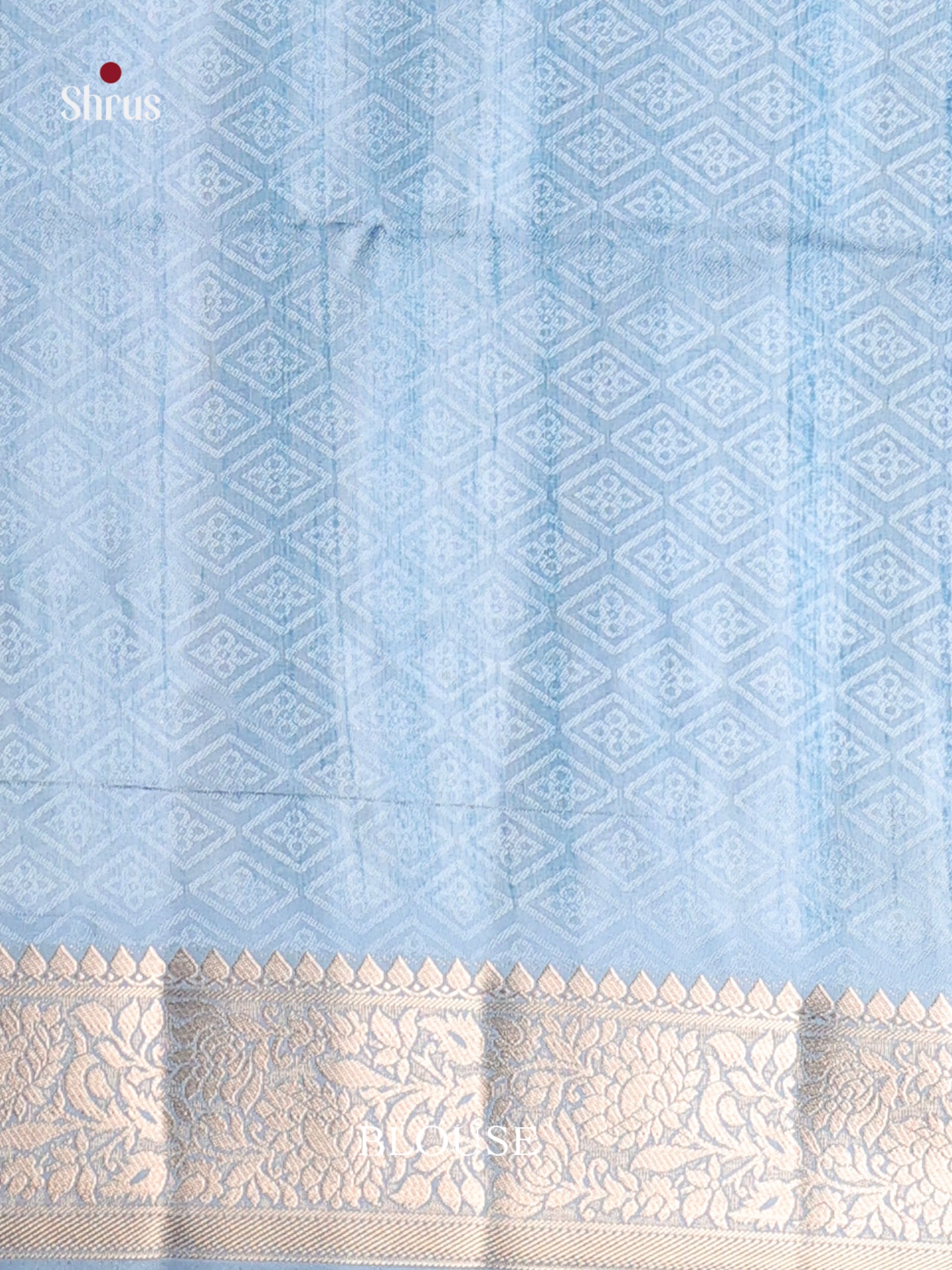 DHS25456 - Printed Semi Tussar Saree