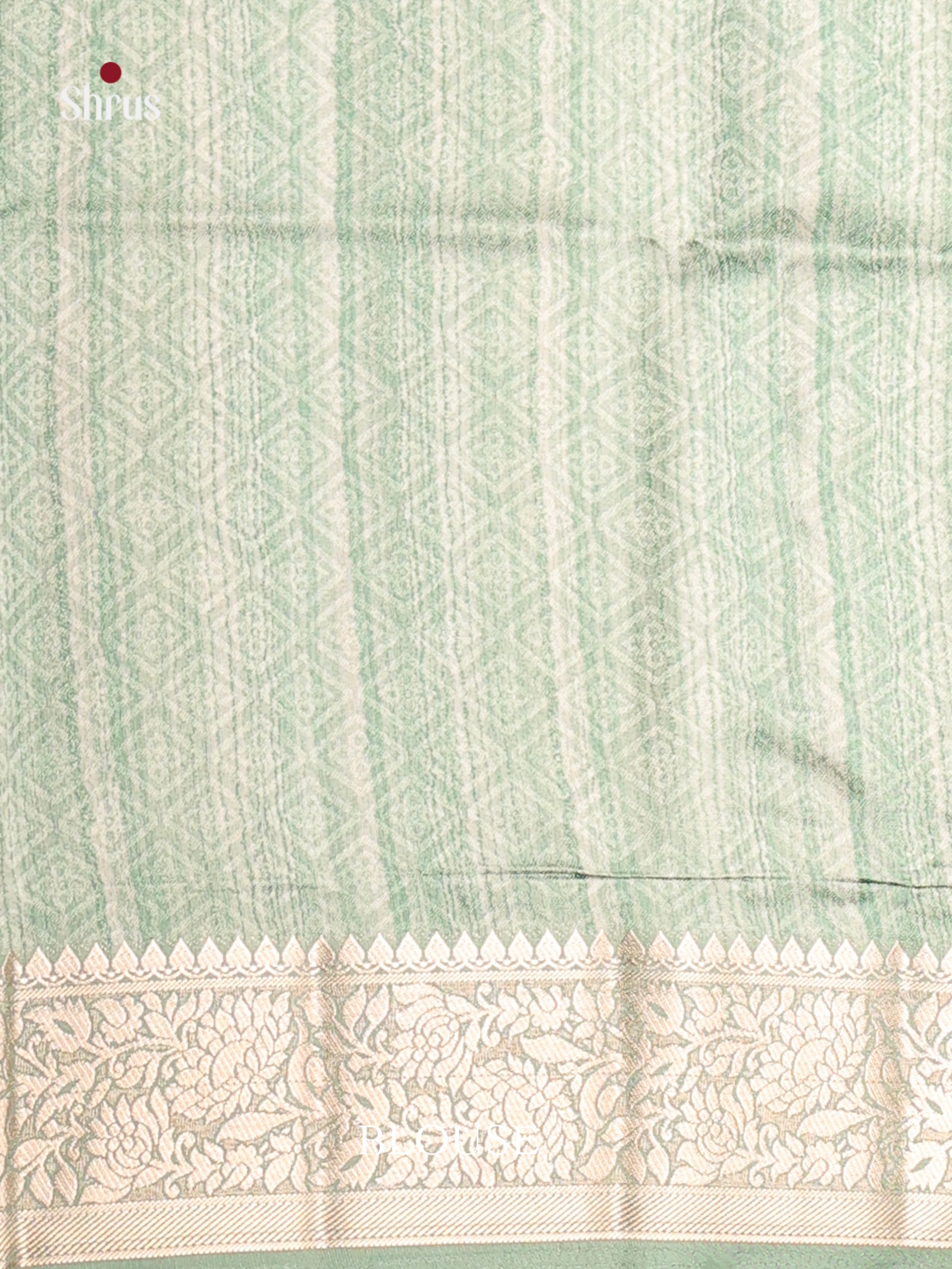 DHS25480 - Printed Semi Tussar Saree