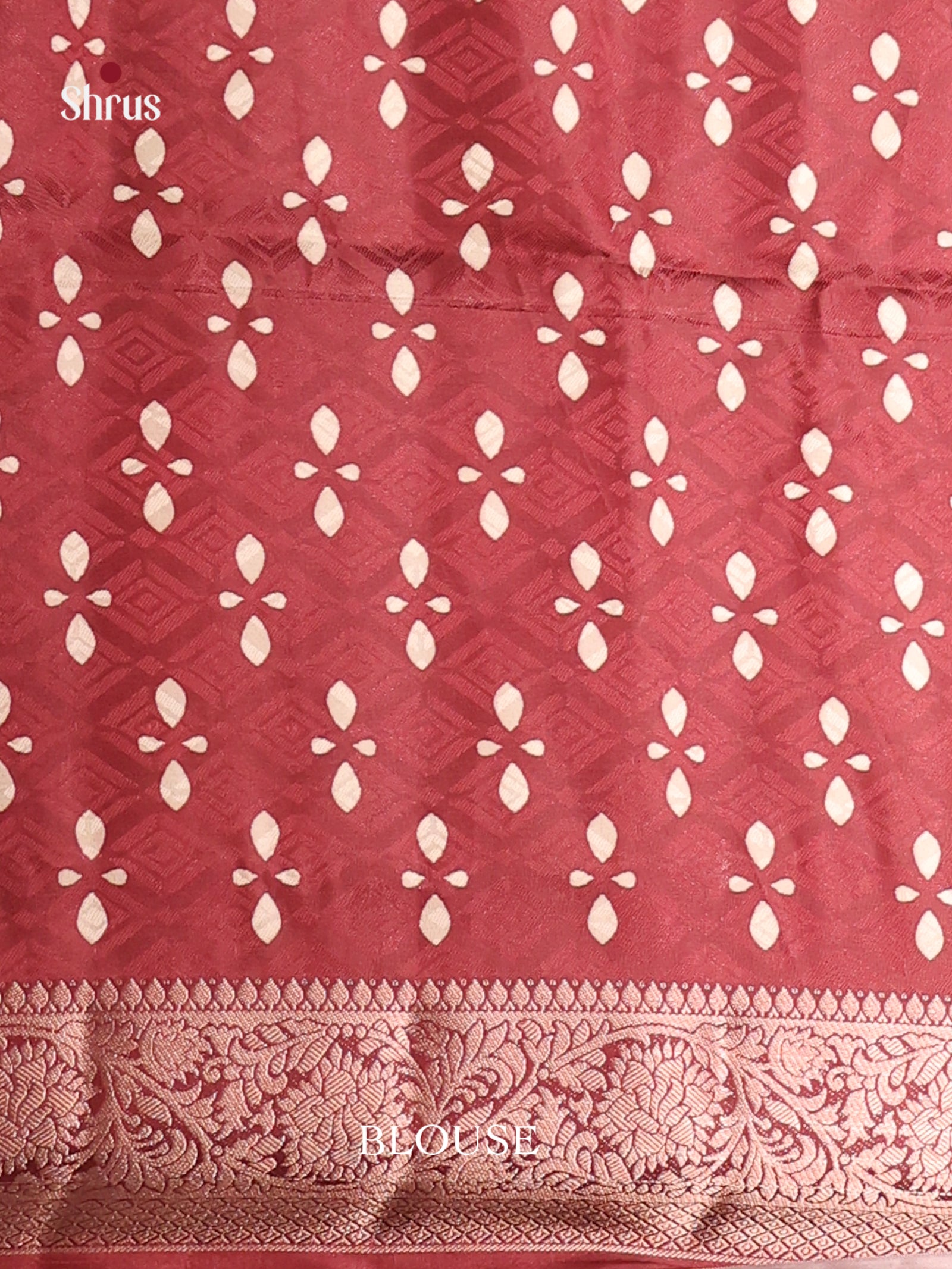 DHS25493 - Printed Semi Tussar Saree