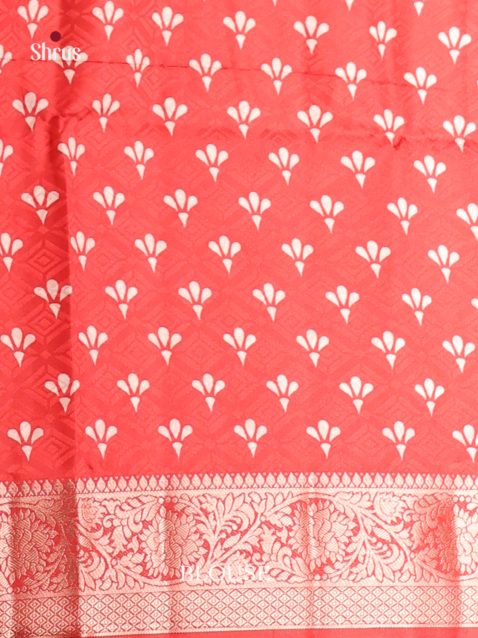 DHS25512 - Printed Semi Tussar Saree