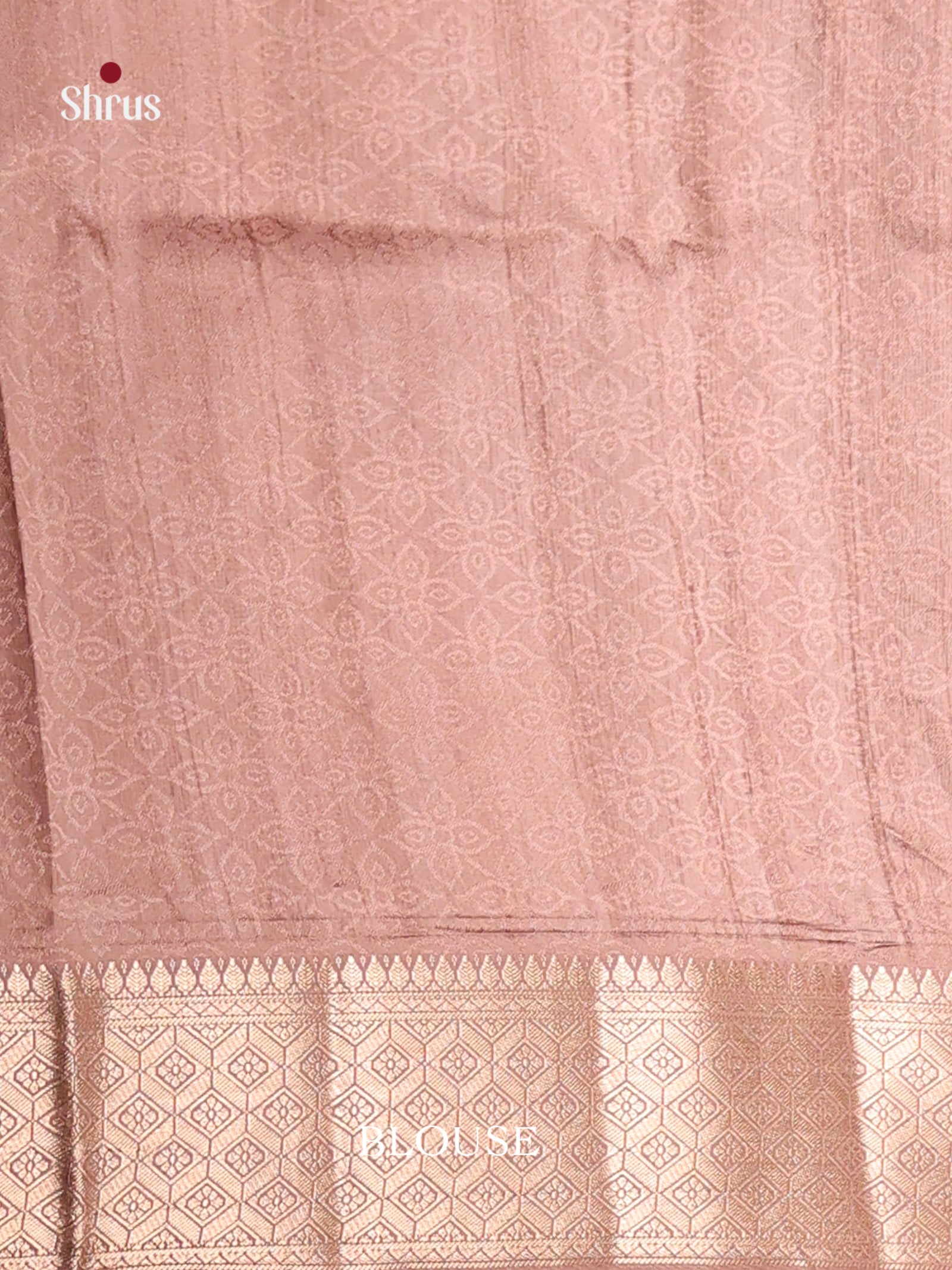 DHS25525 - Printed Semi Tussar Saree