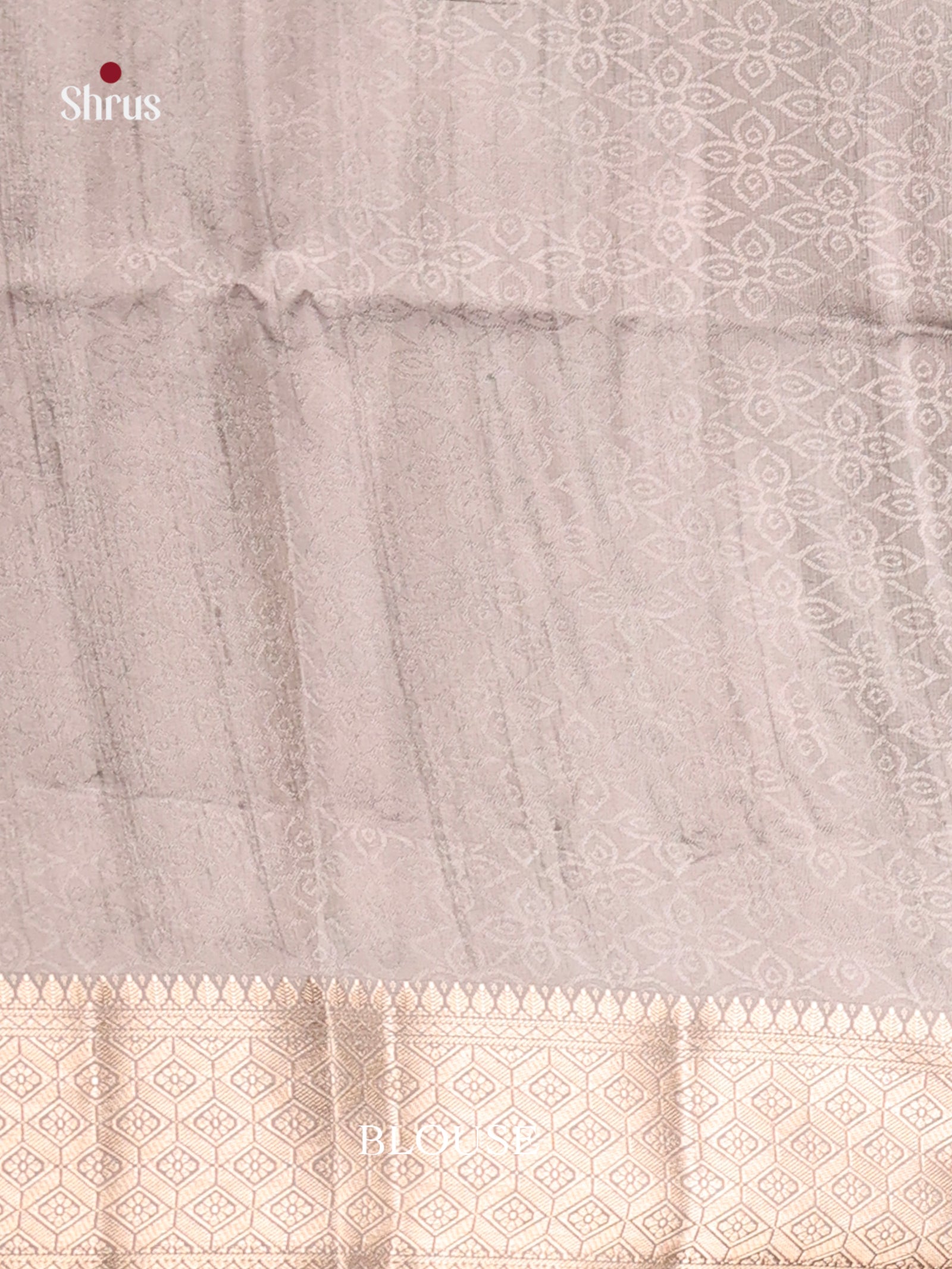 DHS25530 - Printed Semi Tussar Saree